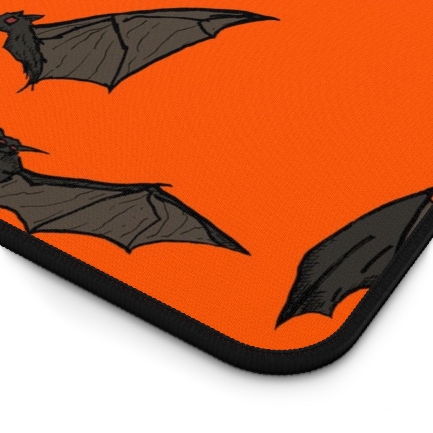 Halloween Bat Desk Mat, Office Decor, Gamer Mat, Halloween Gift, Bat Themed Desk Accessory