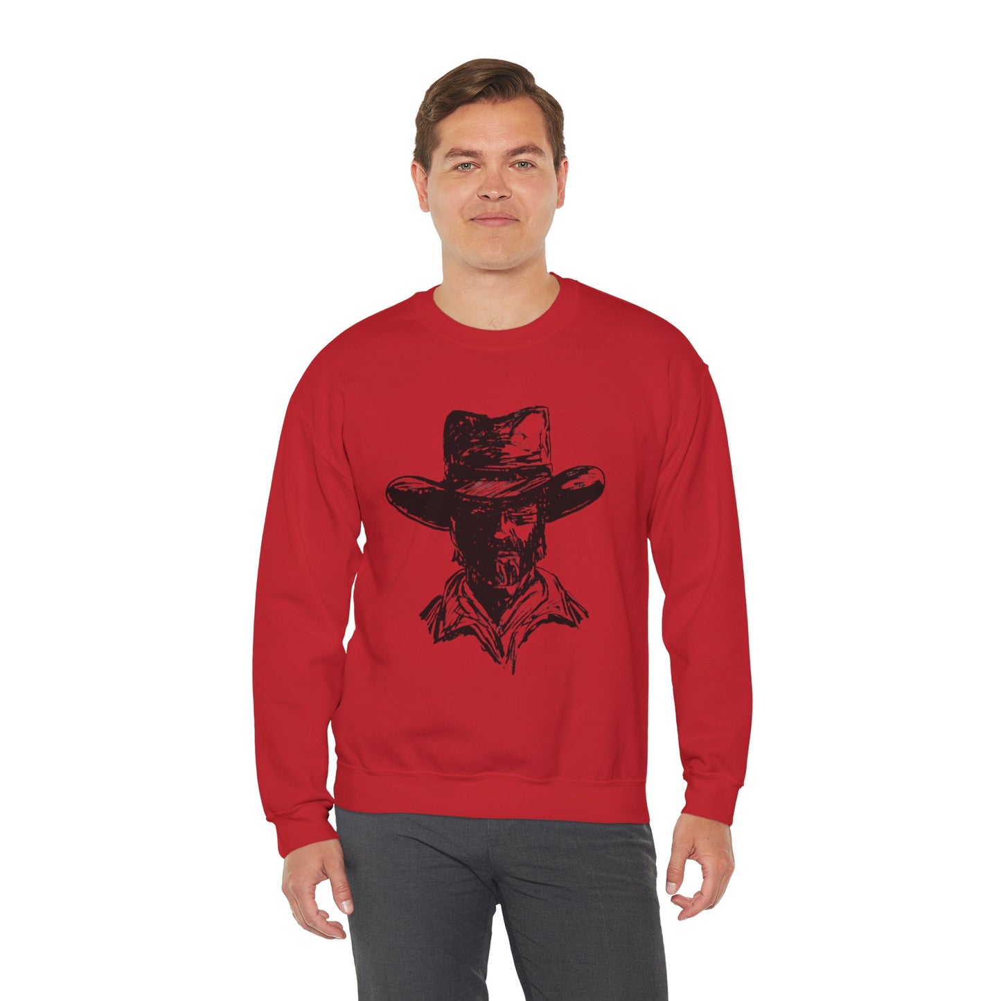 Cowboy Graphic Crewneck Sweatshirt