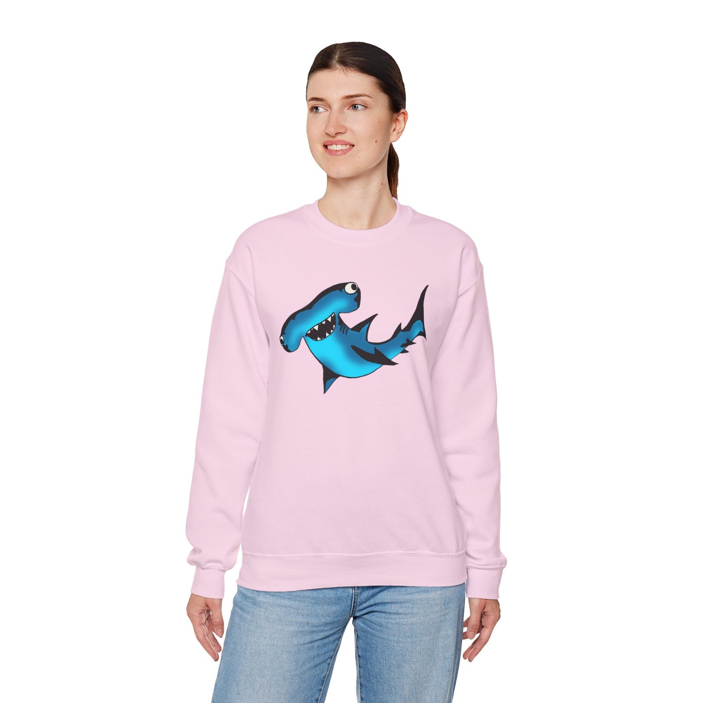 Harley Hammerhead Cute Shark Graphic Unisex Sweatshirt
