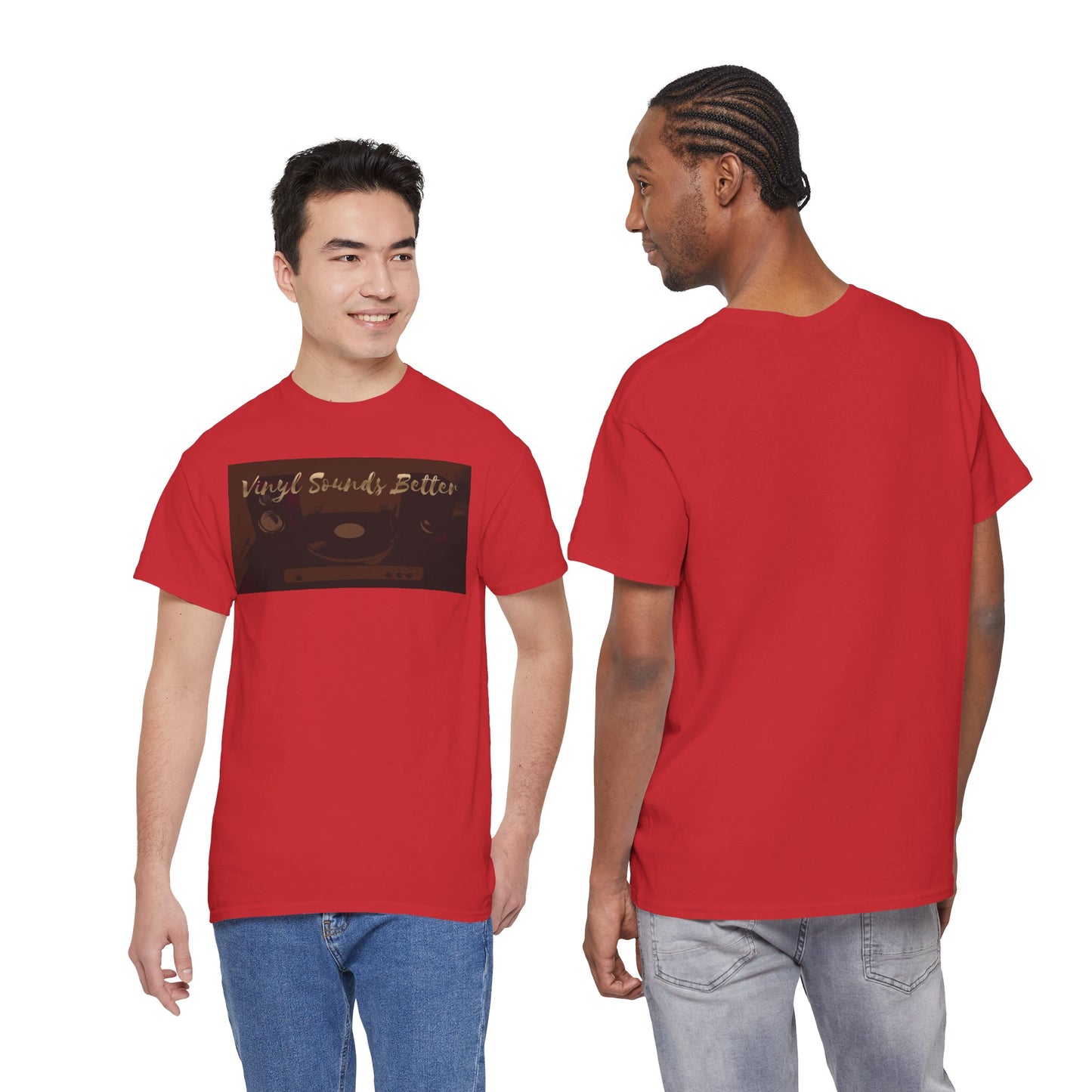 Vinyl Sounds Better T-Shirt — Retro Record Player Tee for Music Lovers
