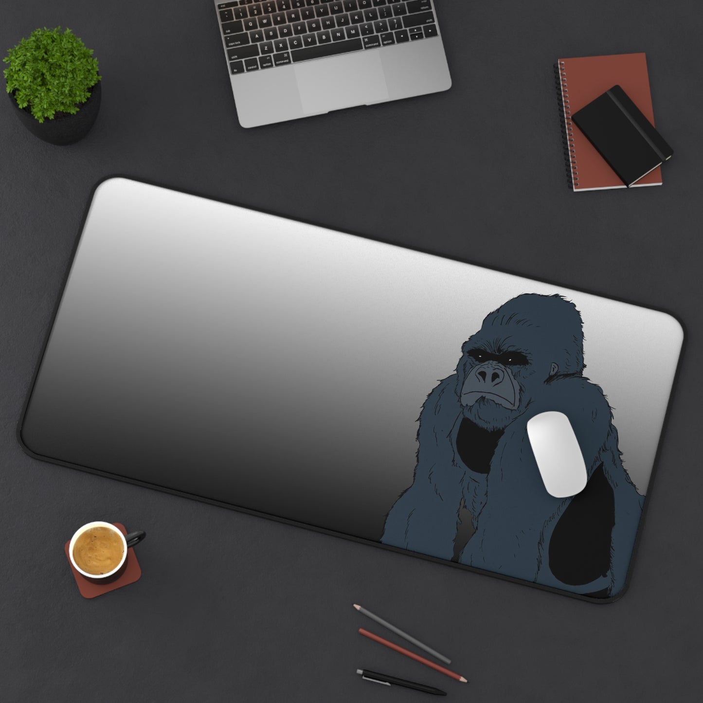 Gorilla Gradient Desk Mat – Large Gaming/Office Mouse Pad