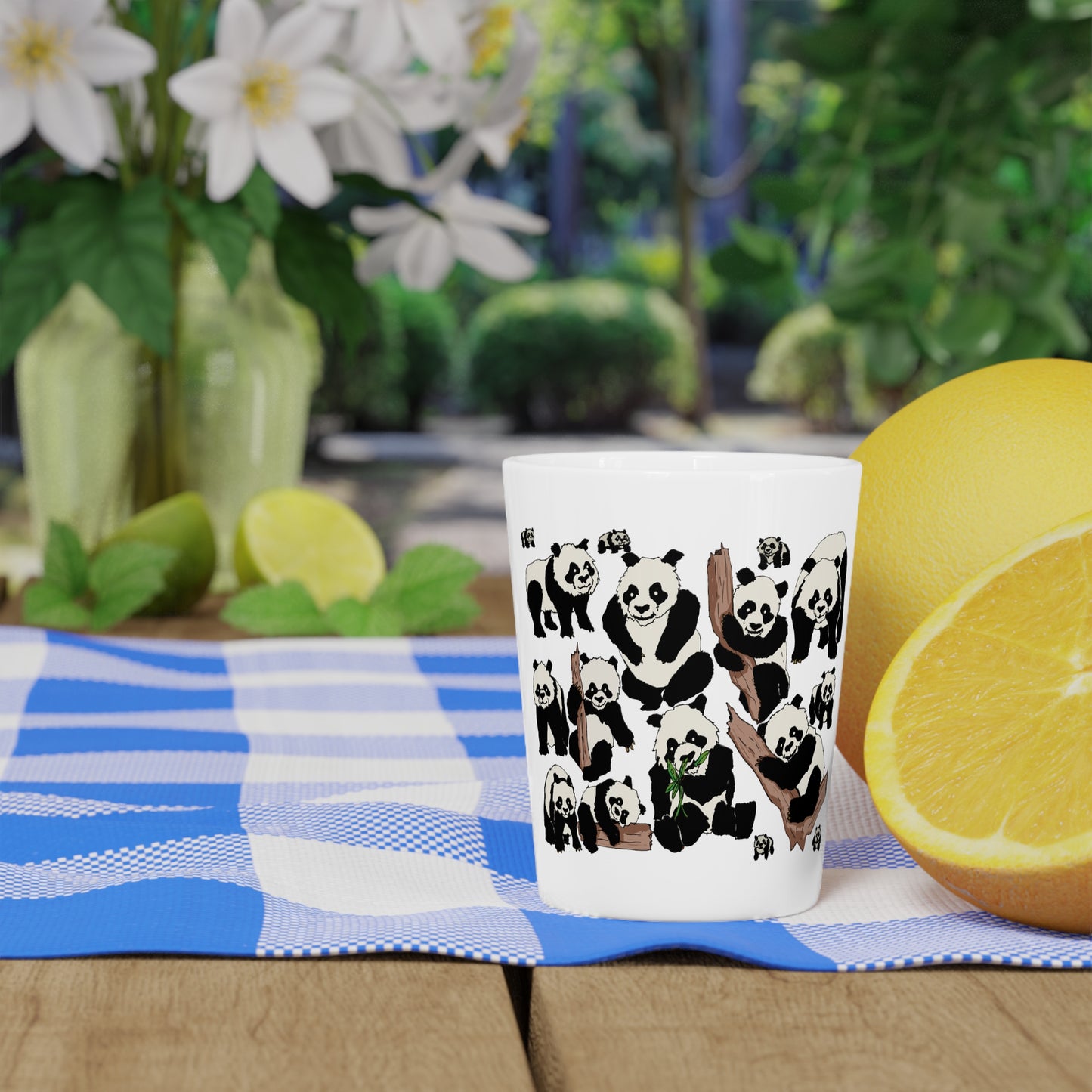 Panda-Themed Shot Glass | Cute Animal Drinkware, Gift for Wildlife Lovers, Perfect for Parties and Collectors, Fun Barware