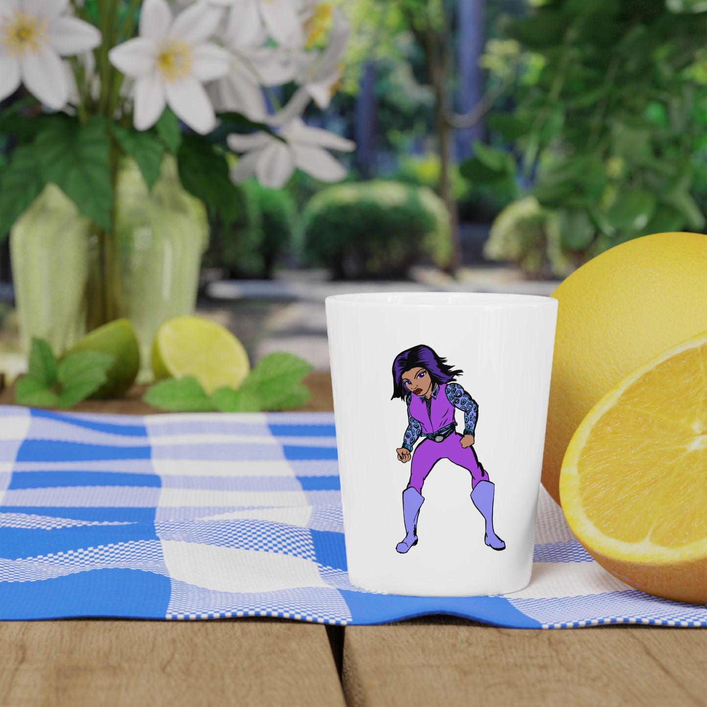 Superhero Shot Glass - Fun Party Favors, Collectible Drinkware, Gift for Comic Fans, Unique Barware, Novelty Party Accessory