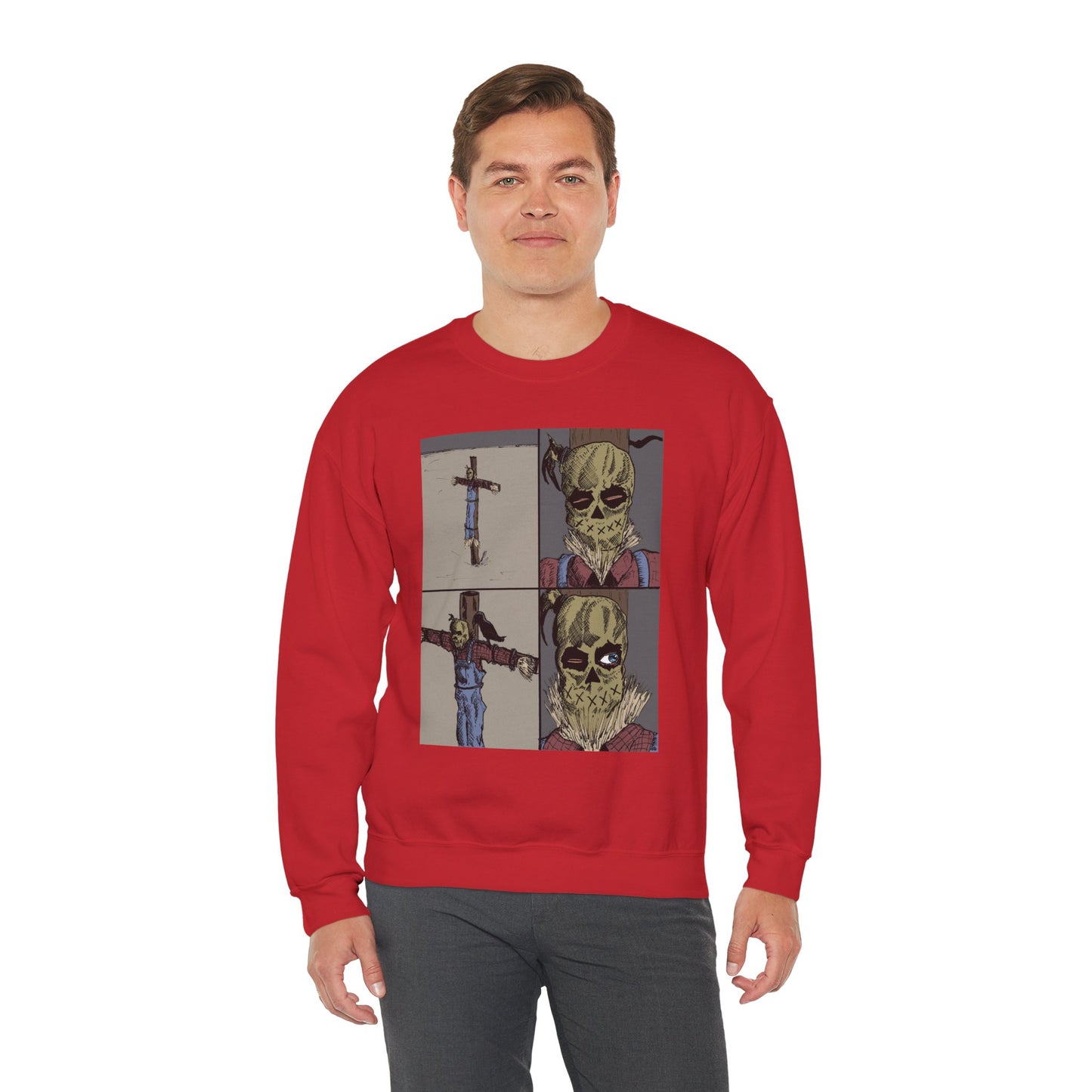 Scarecrow Graphic Crewneck Sweatshirt