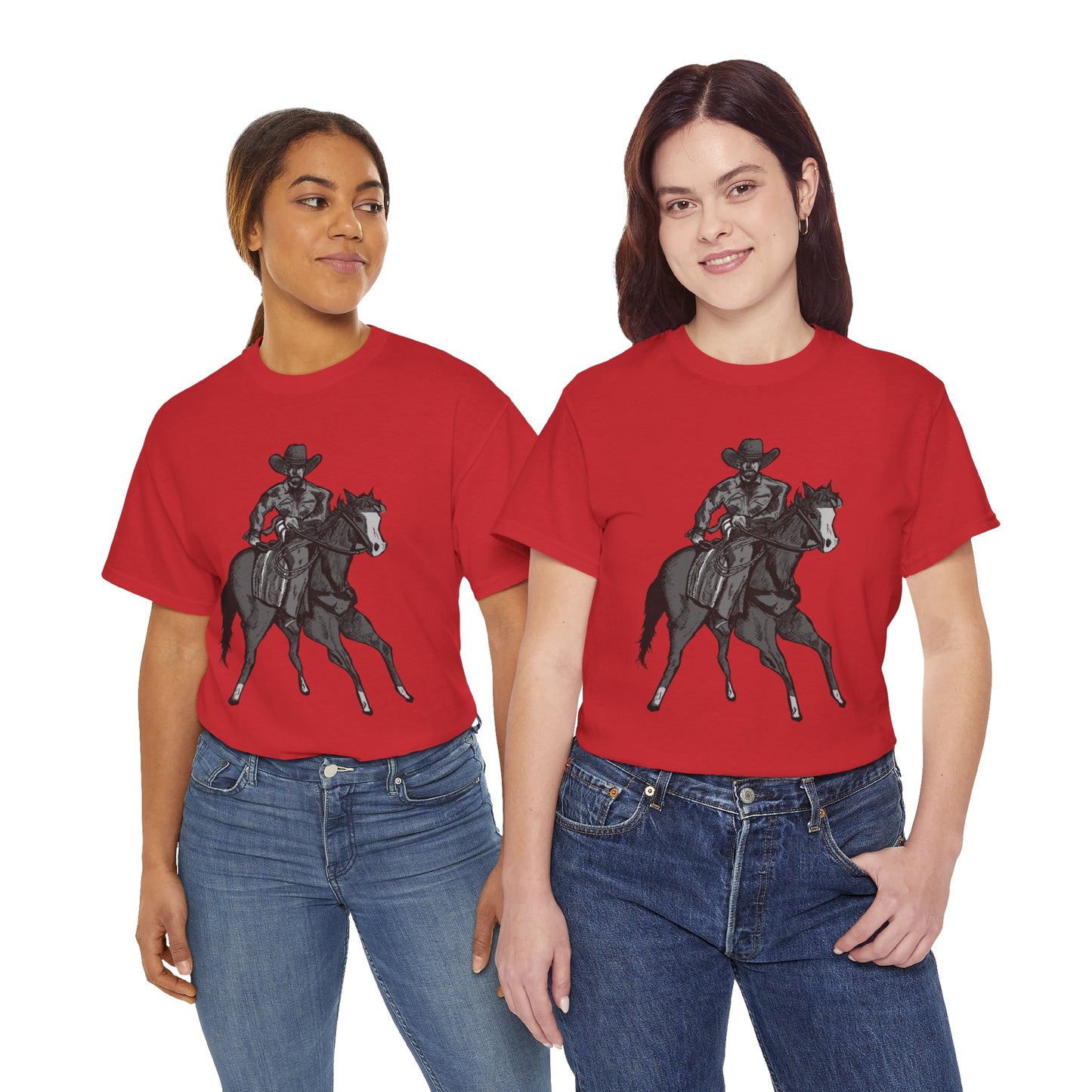 Cowboy on Horseback T‑Shirt — Vintage Western Rodeo Tee