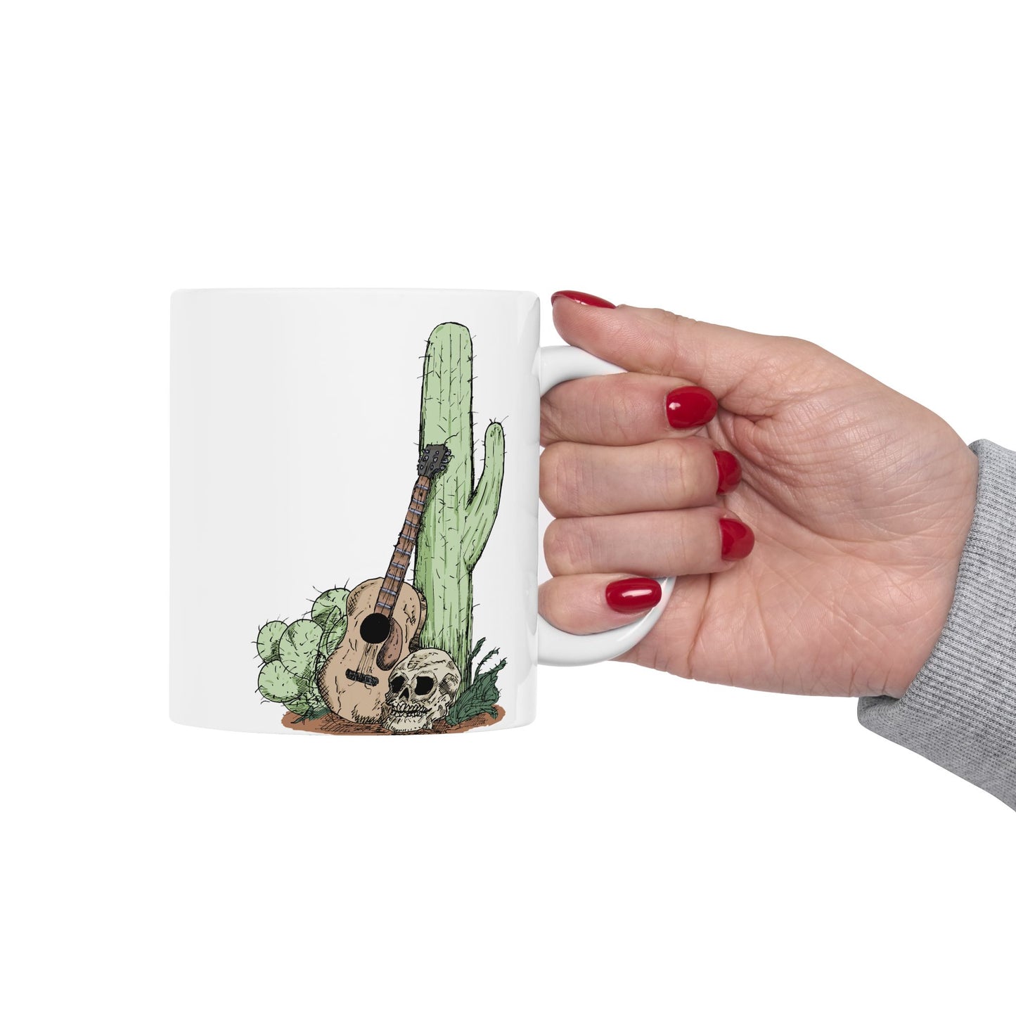 Cactus Ceramic Mug | Eco-Friendly Coffee Cup | Cute Plant Lover Gift | Home Decor | Greenery Lover Mug | Housewarming Gift