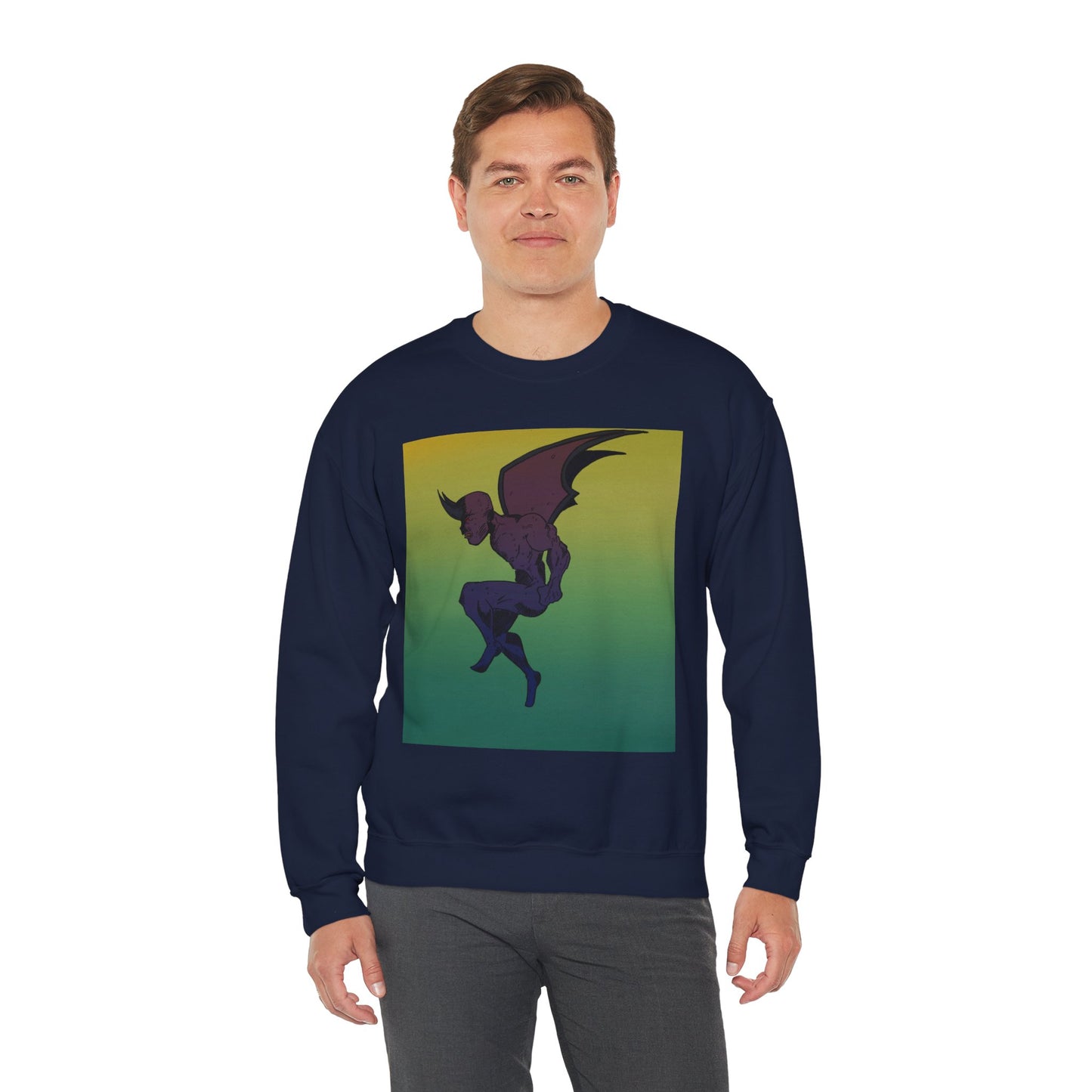 Gradient Demon Unisex Heavy Blend™ Crewneck Sweatshirt