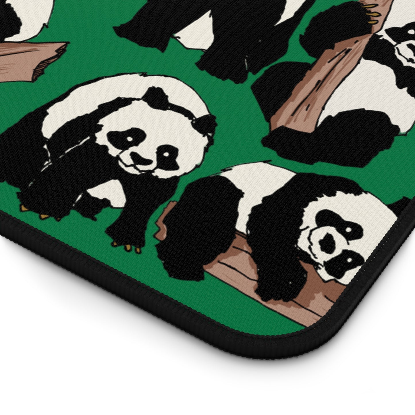 Panda-Themed Desk Mat - Cute Panda Office Decor, Gifts for Animal Lovers, Workspace Accessories, Wildlife Home Decor, Desktop Mat