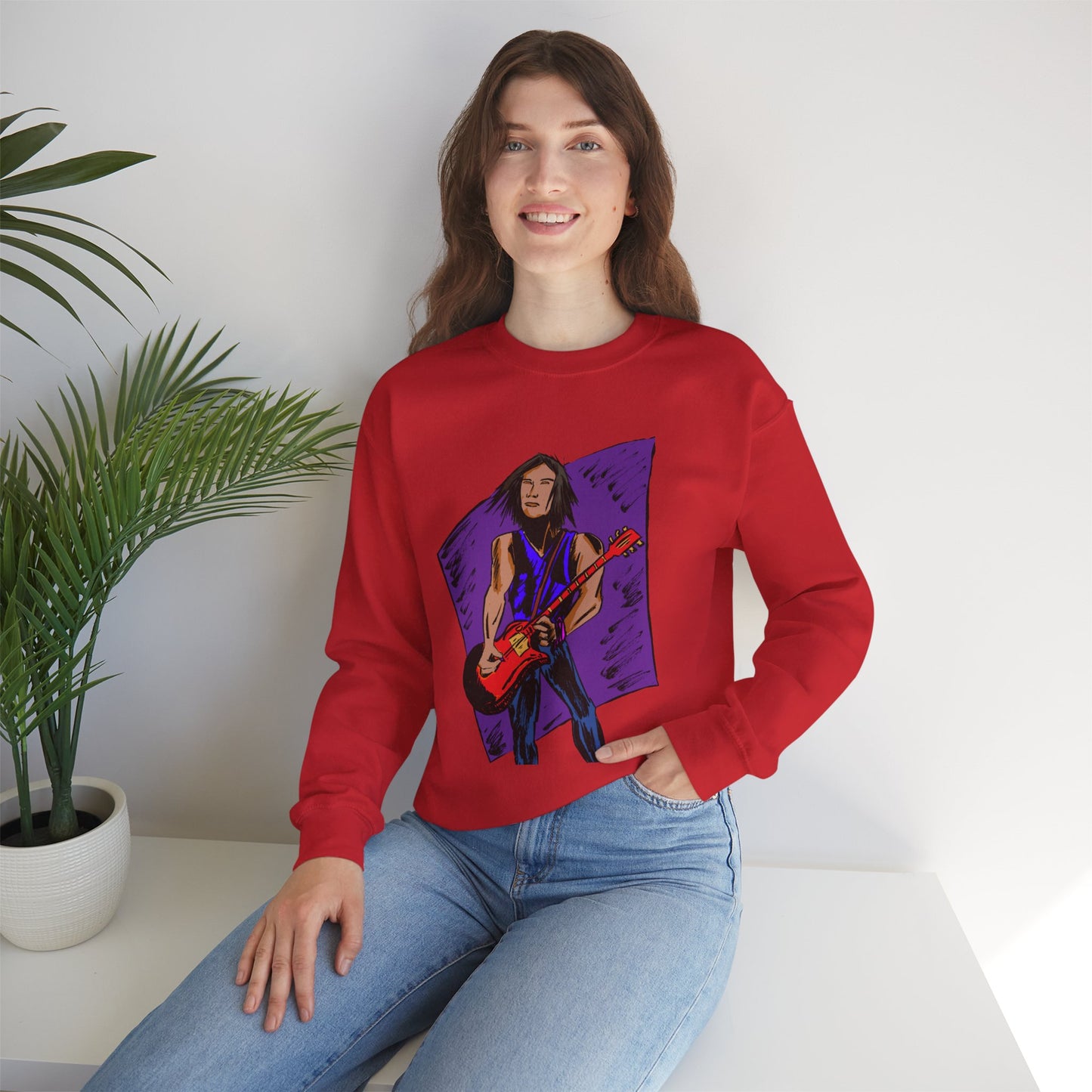Rock Star Vintage Crewneck Sweatshirt