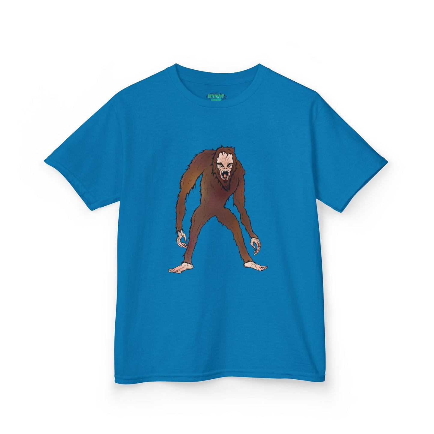 Kids Tee — Playful Sasquatch/Yeti Monster Graphic