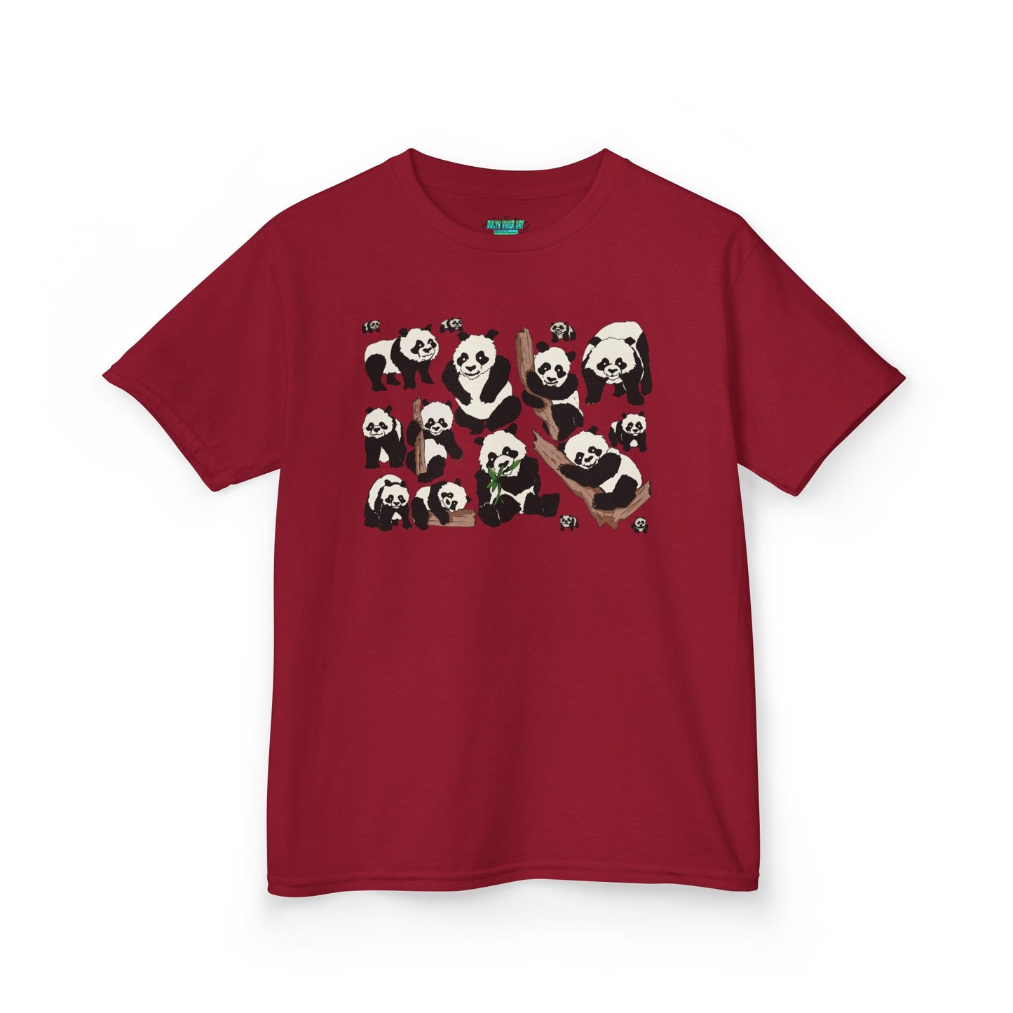 Panda Paradise Kids Tee, Cute Animal T-Shirt, Children's Gift, Birthday Present, Summer Wear, Eco-Friendly Fashion