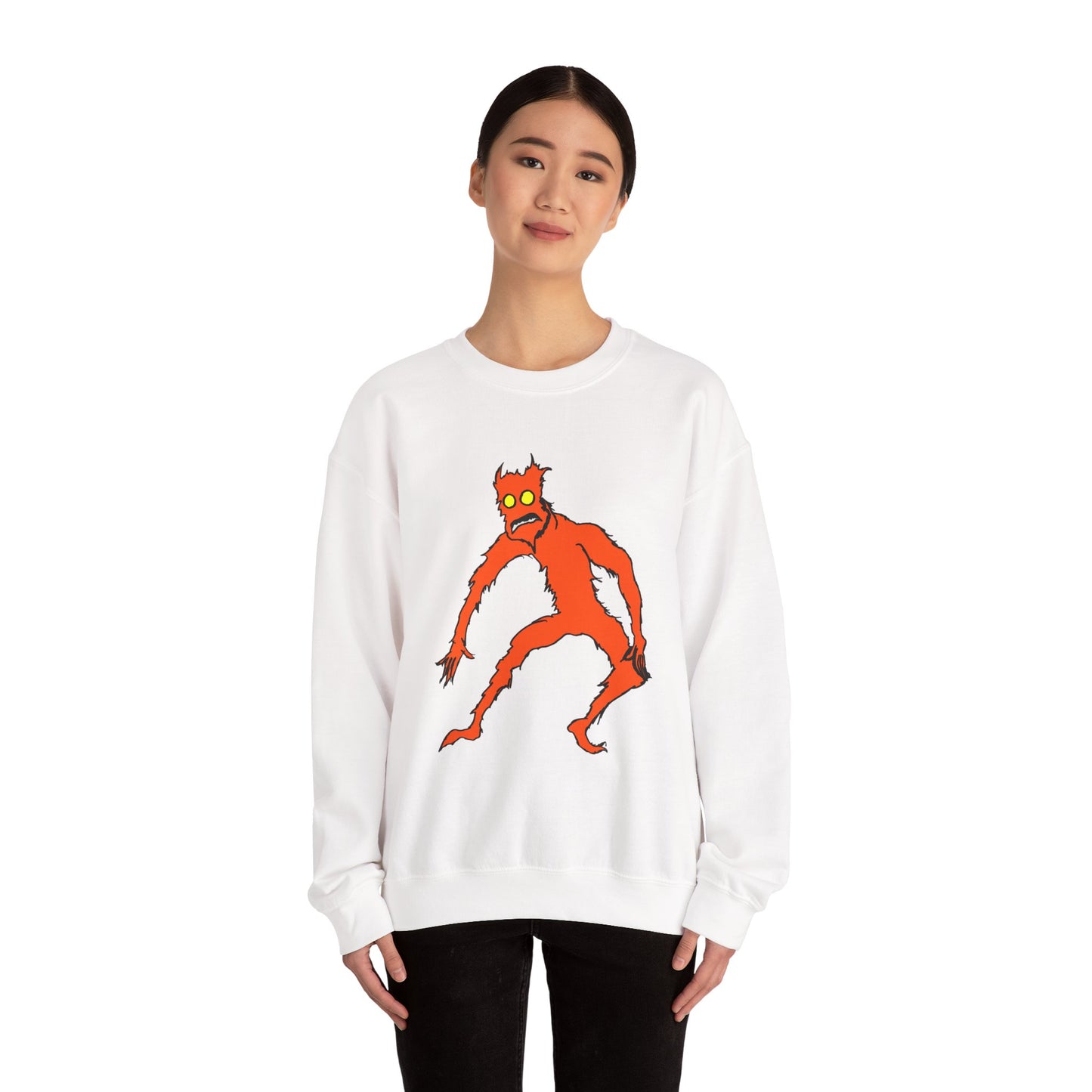 Spooky Monster Crewneck Sweatshirt