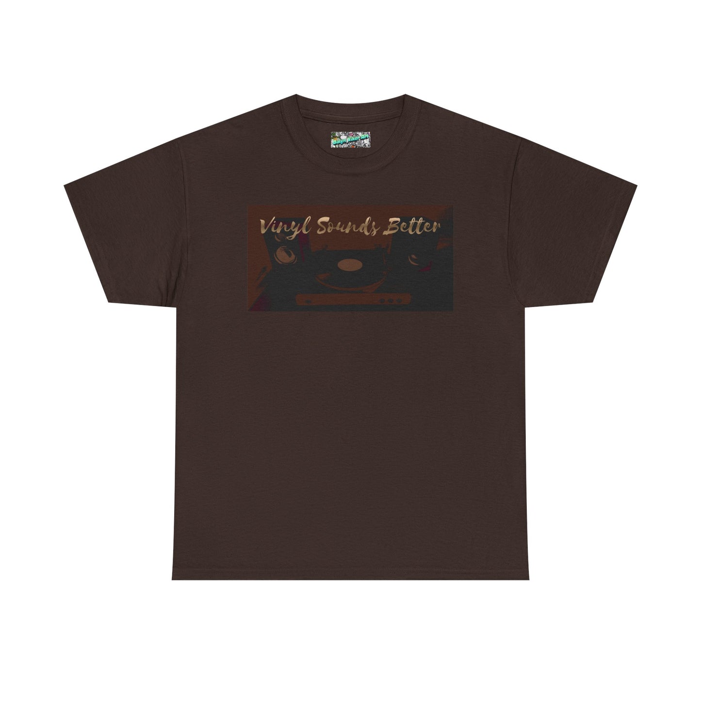Vinyl Sounds Better T-Shirt — Retro Record Player Tee for Music Lovers