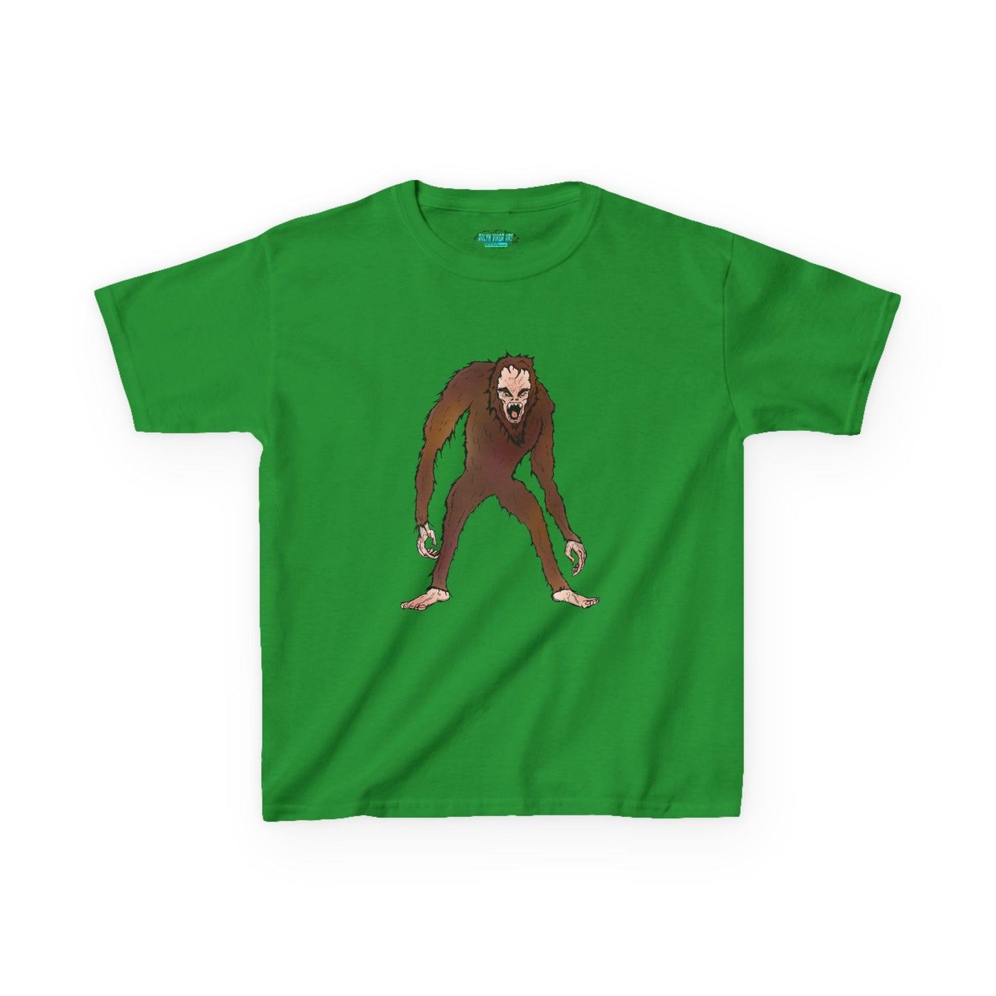 Kids Tee — Playful Sasquatch/Yeti Monster Graphic