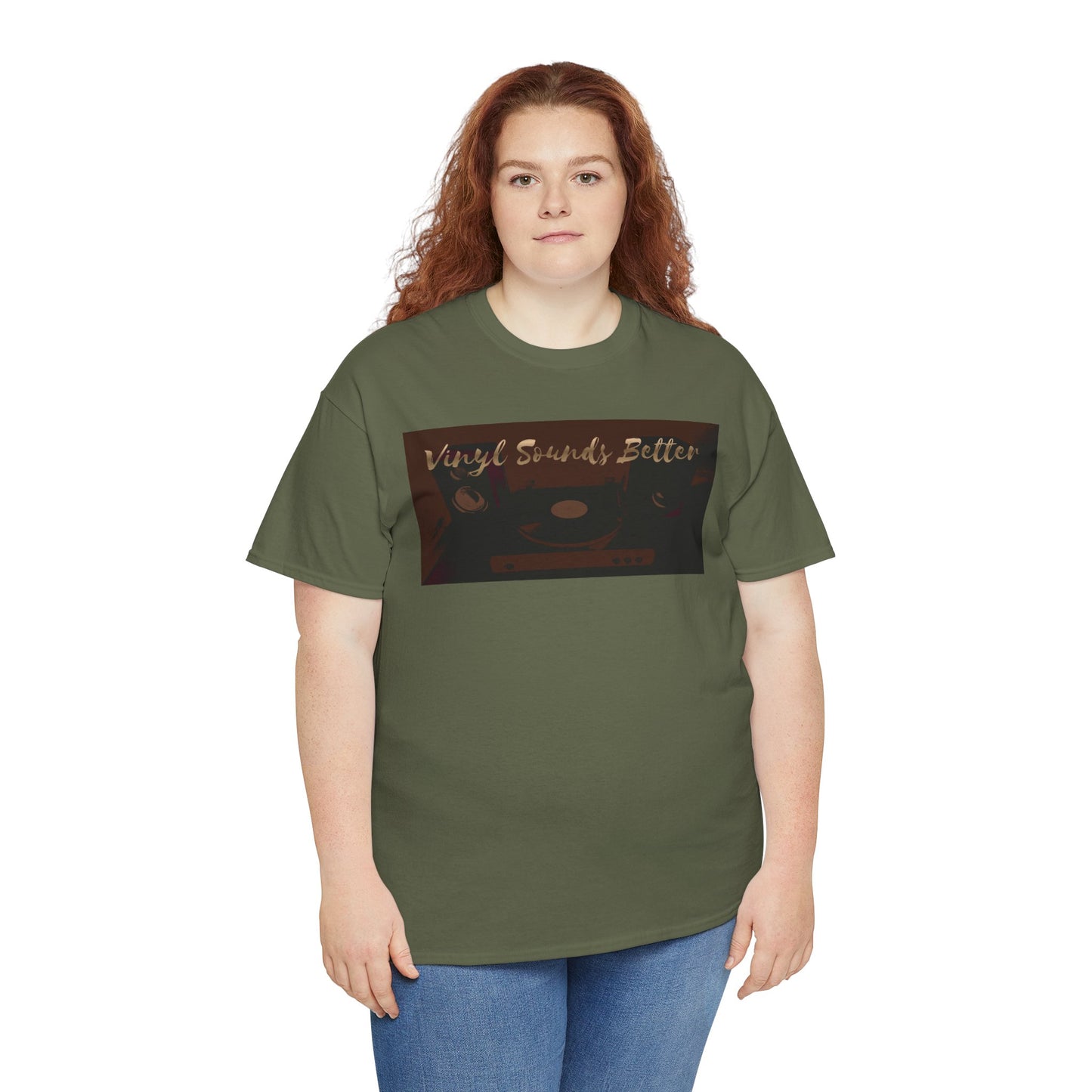 Vinyl Sounds Better T-Shirt — Retro Record Player Tee for Music Lovers