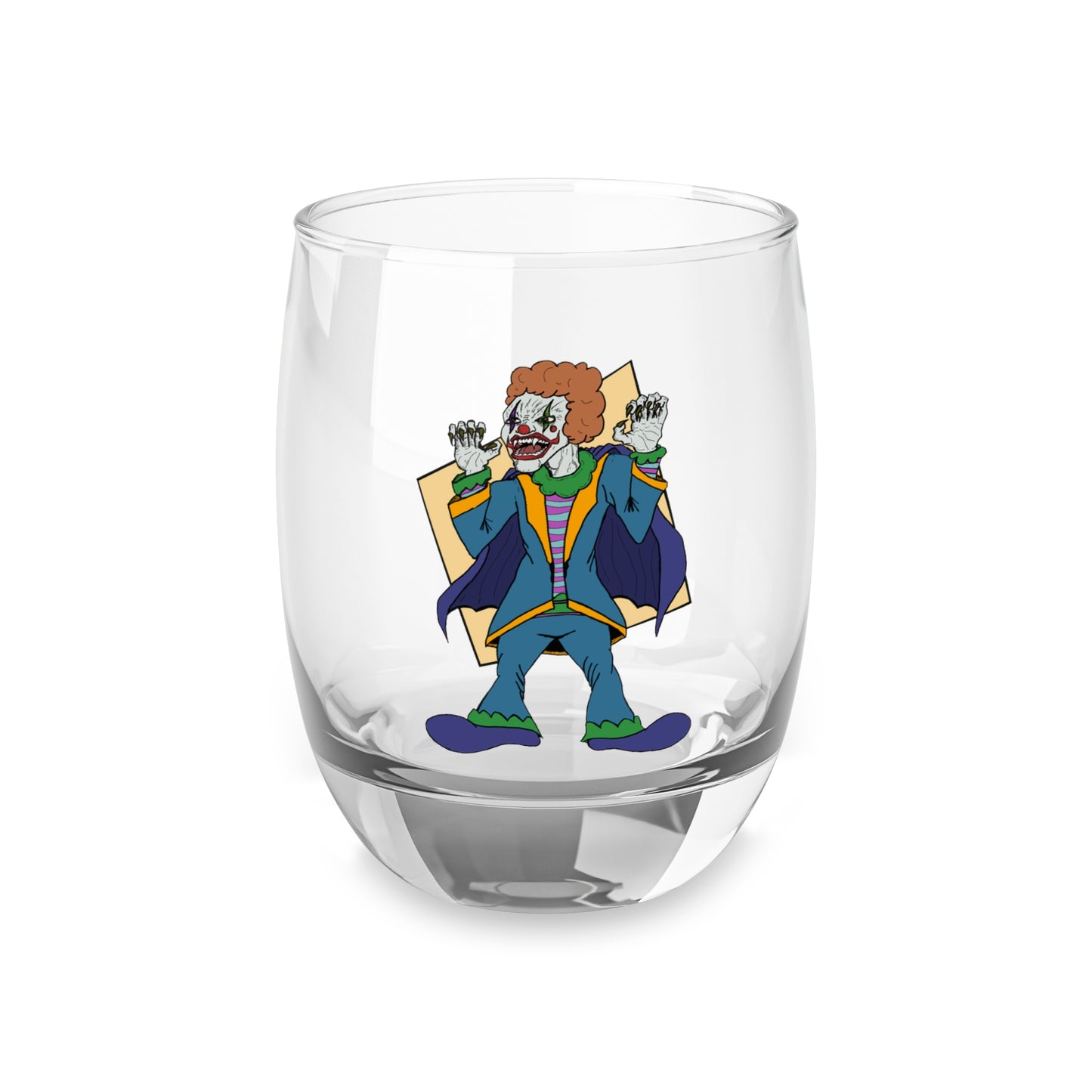 Vampire Clown Whiskey Glass