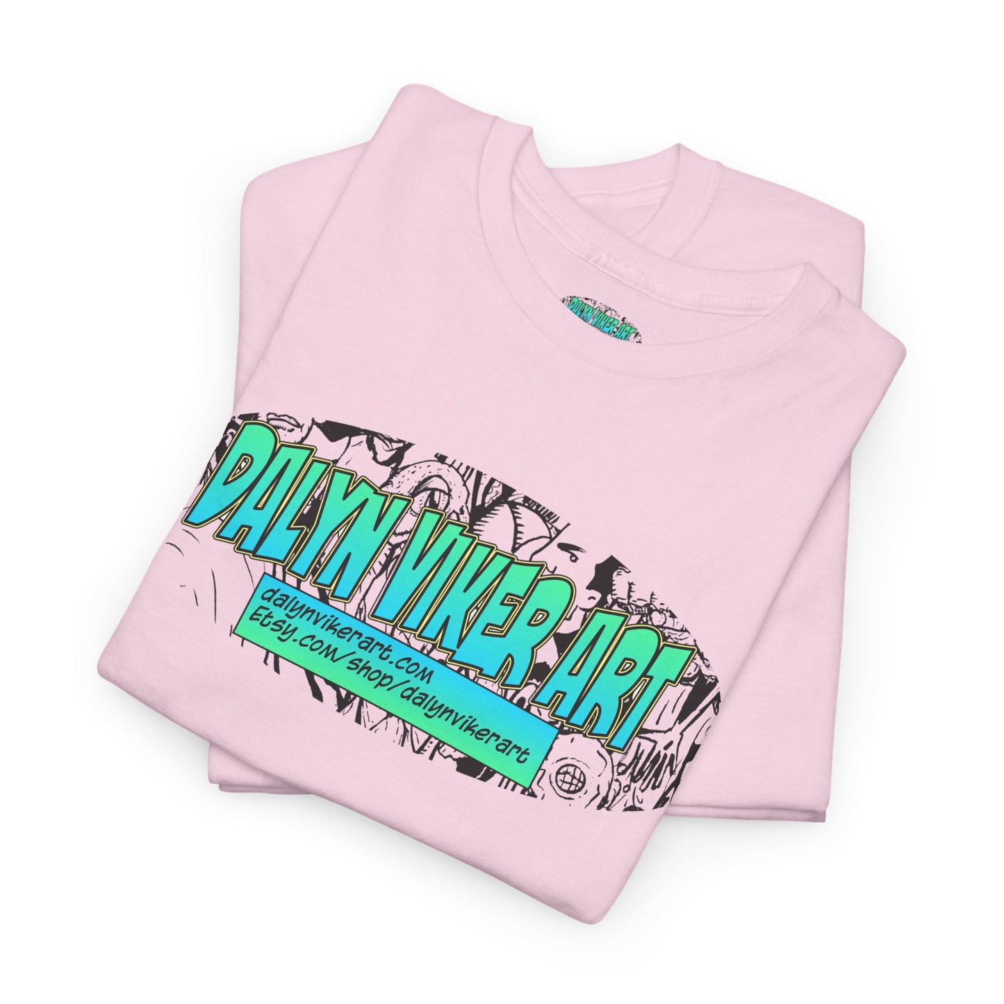 Dalyn Viker Art Logo - Artistic Unisex Tee with Abstract Design, Cool Graphic Shirt for Art Lovers, Perfect Gift for Creatives, Casual Wear, Summer Essential