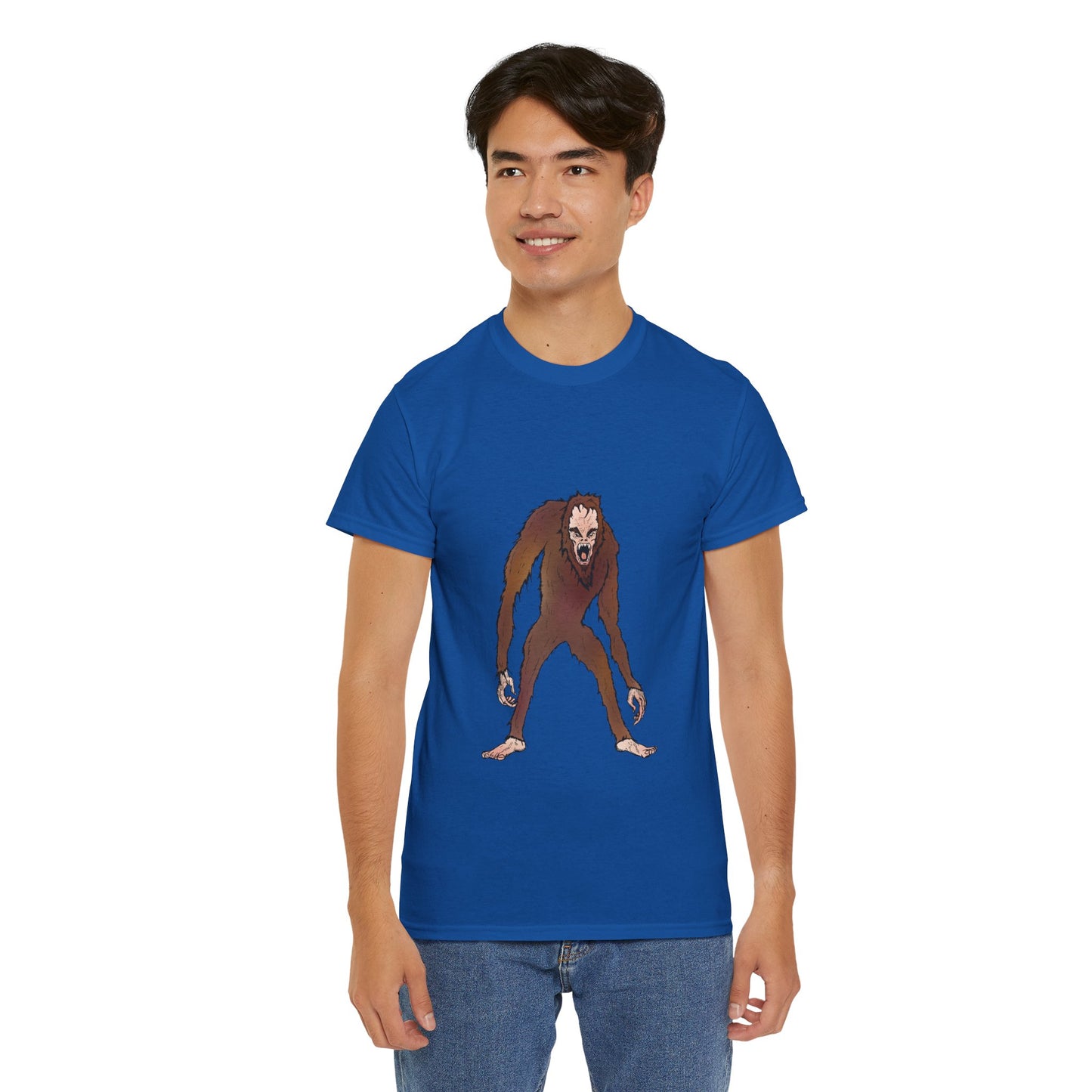 Bigfoot Sketch T‑Shirt — Retro Sasquatch Graphic Tee