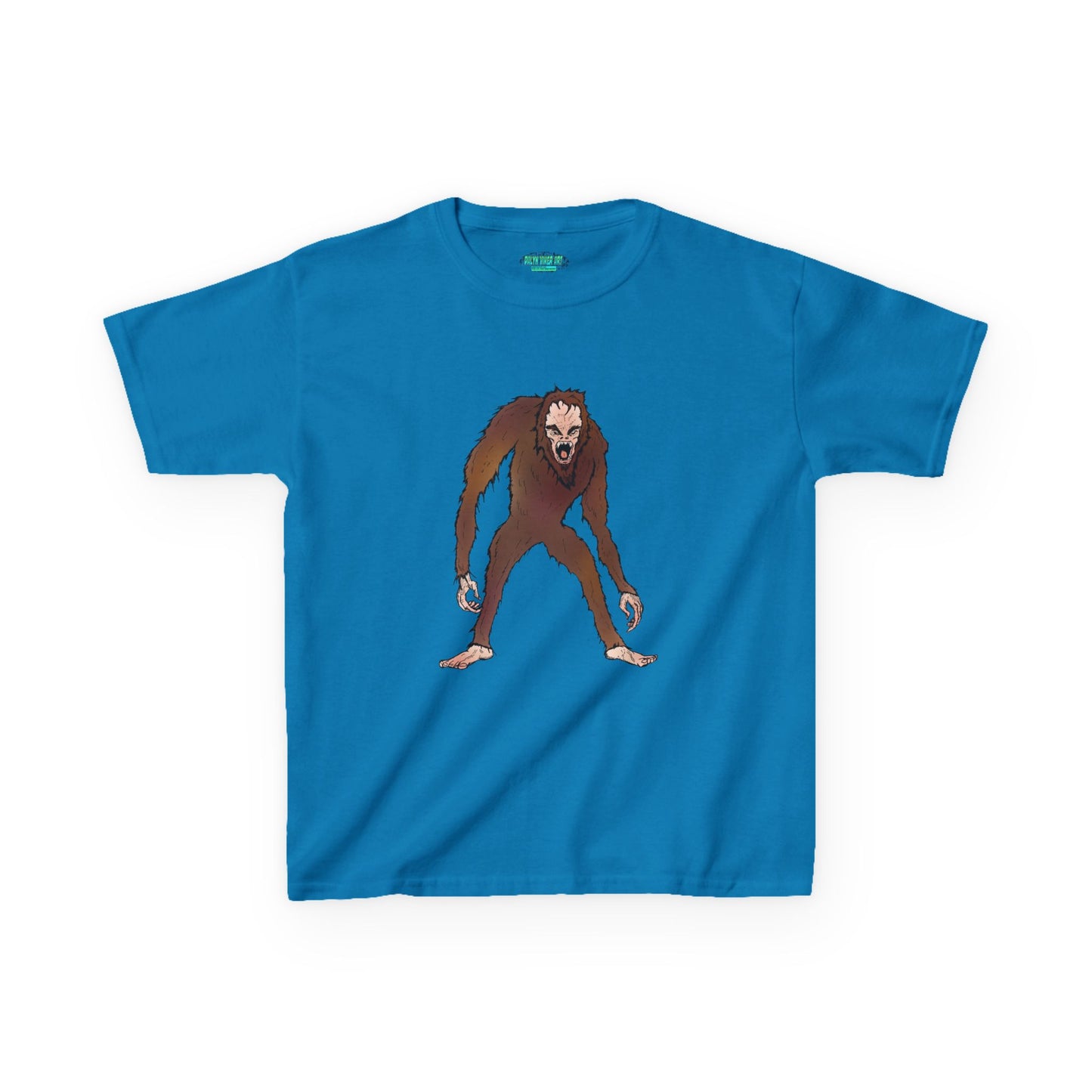 Kids Tee — Playful Sasquatch/Yeti Monster Graphic