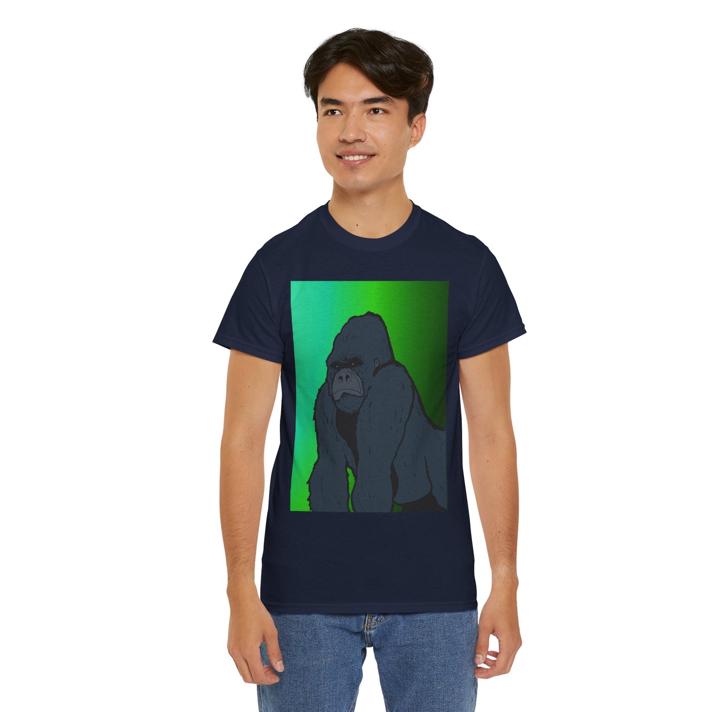 Gorilla Portrait Tee – Graphic Ape Illustration T-Shirt