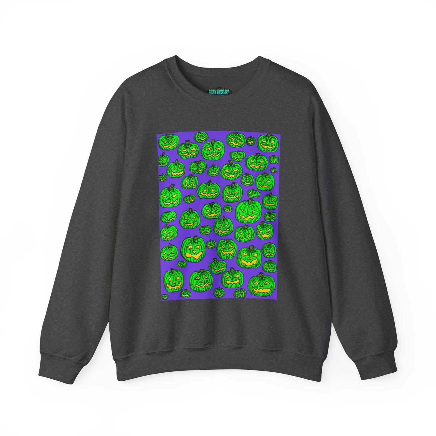 Halloween Pumpkin Crewneck Sweatshirt