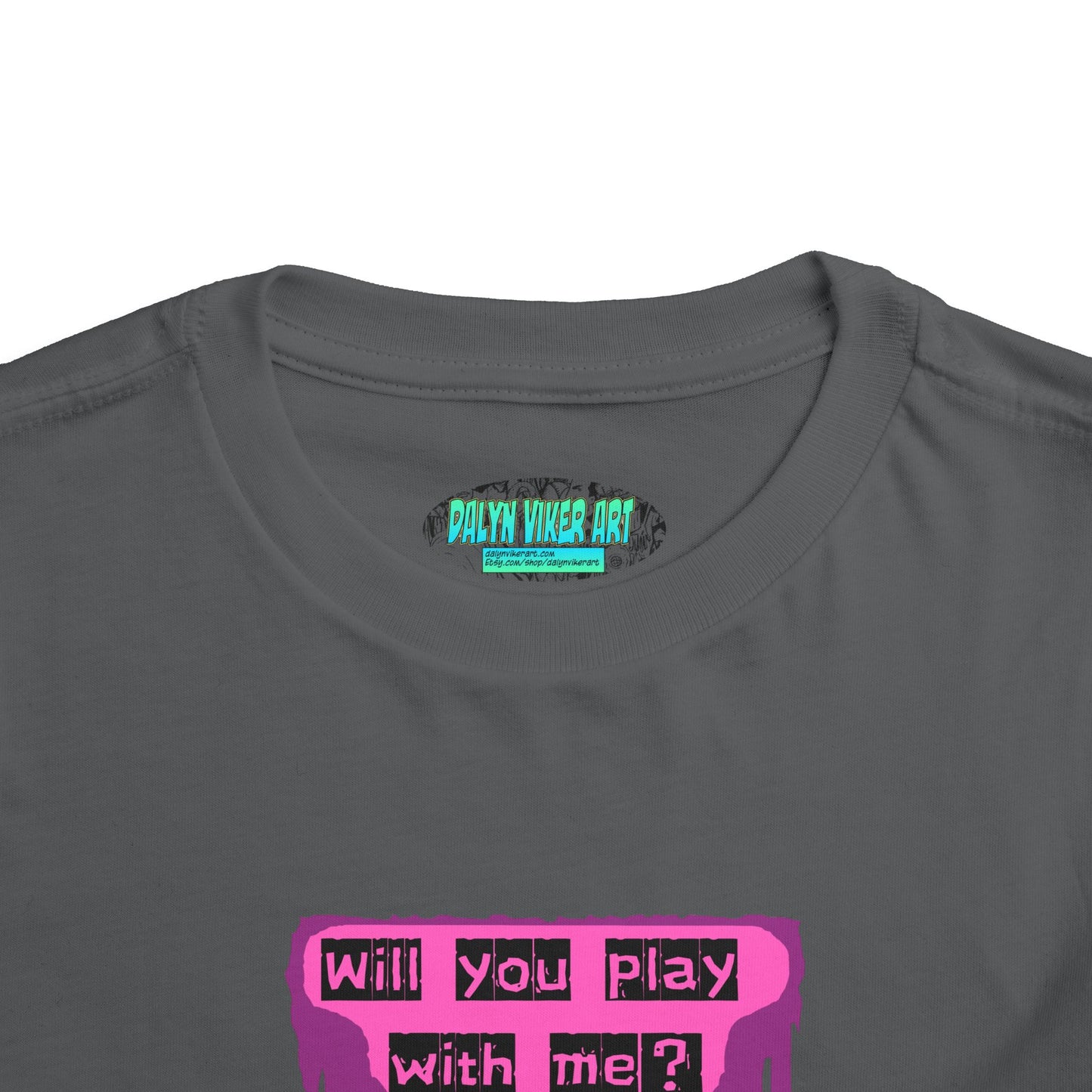 Toddler Tee - Evil Doll - Will You Play With Me