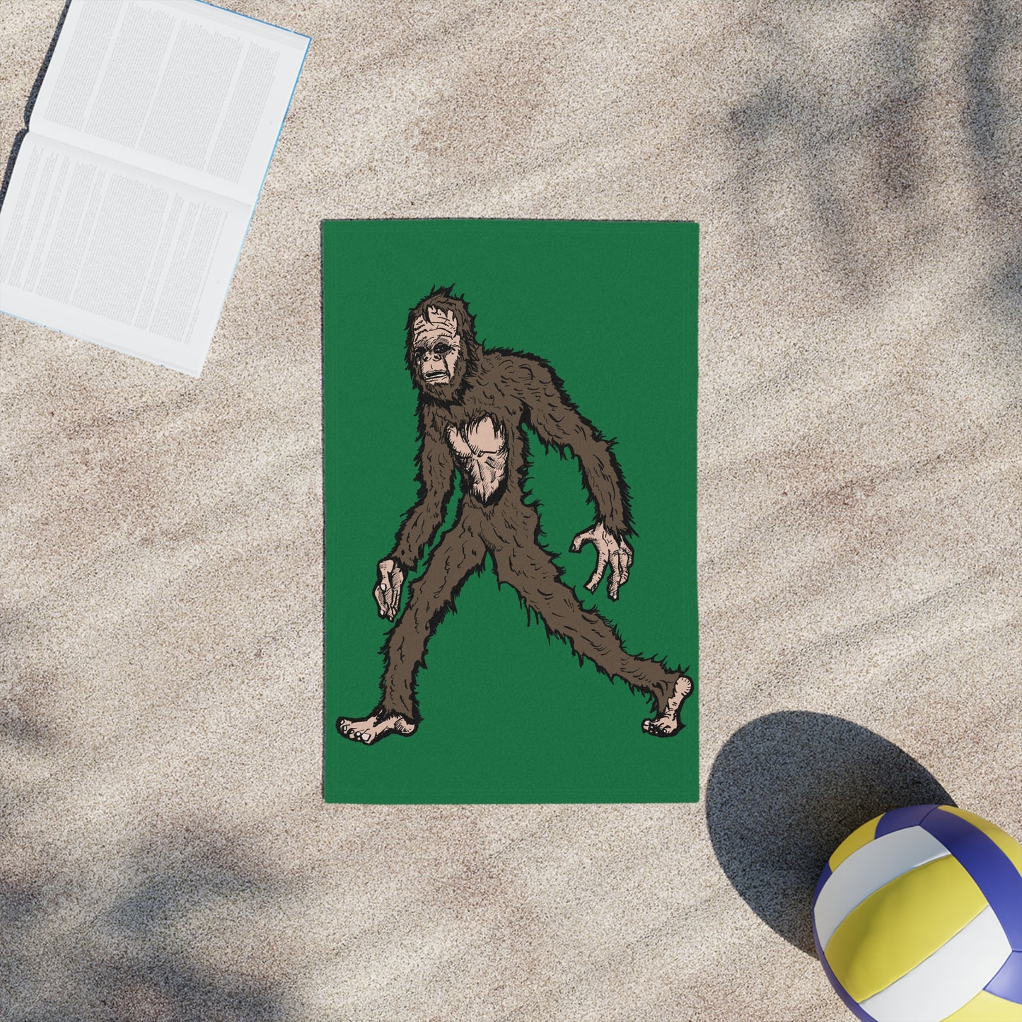 Bigfoot Stroll Beach Towel