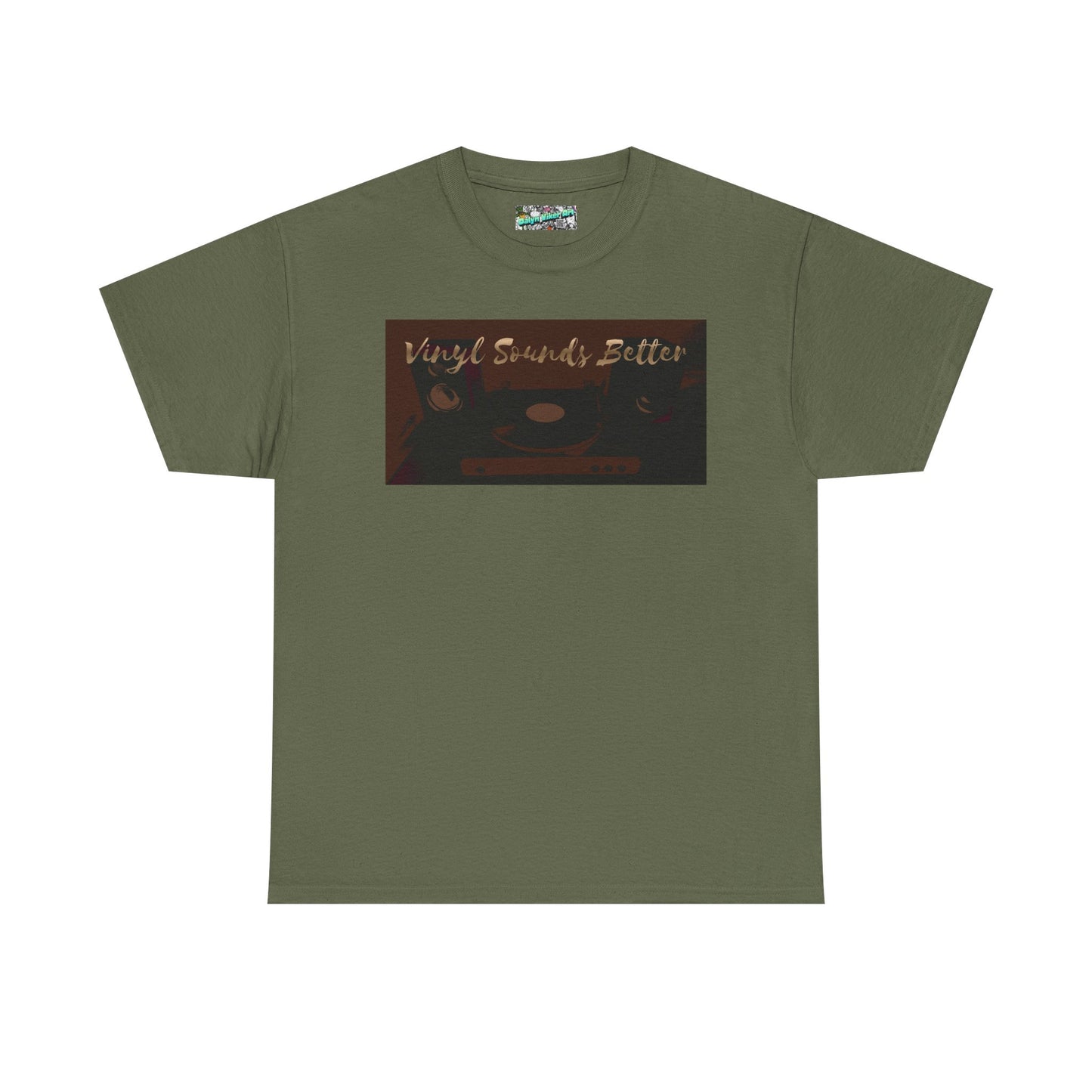 Vinyl Sounds Better T-Shirt — Retro Record Player Tee for Music Lovers
