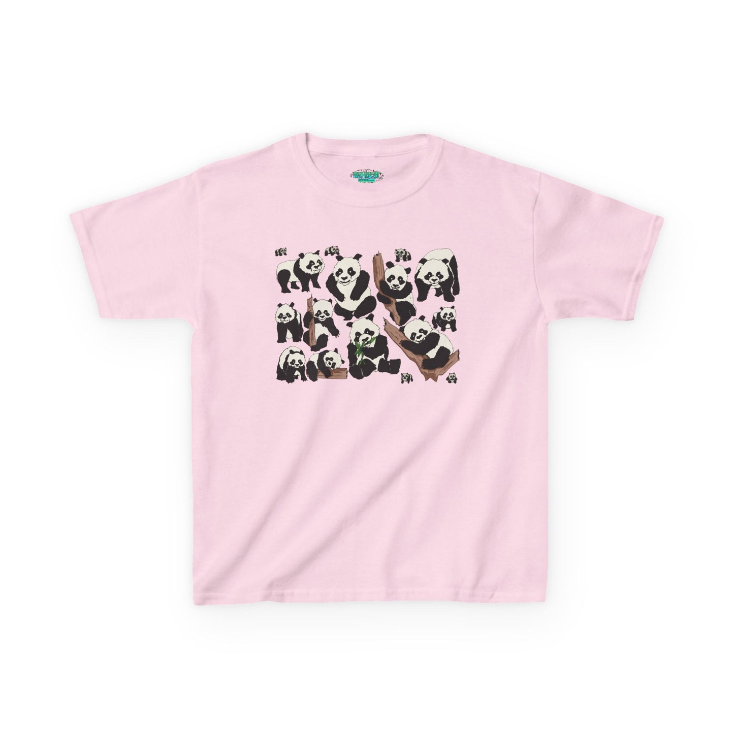 Panda Paradise Kids Tee, Cute Animal T-Shirt, Children's Gift, Birthday Present, Summer Wear, Eco-Friendly Fashion