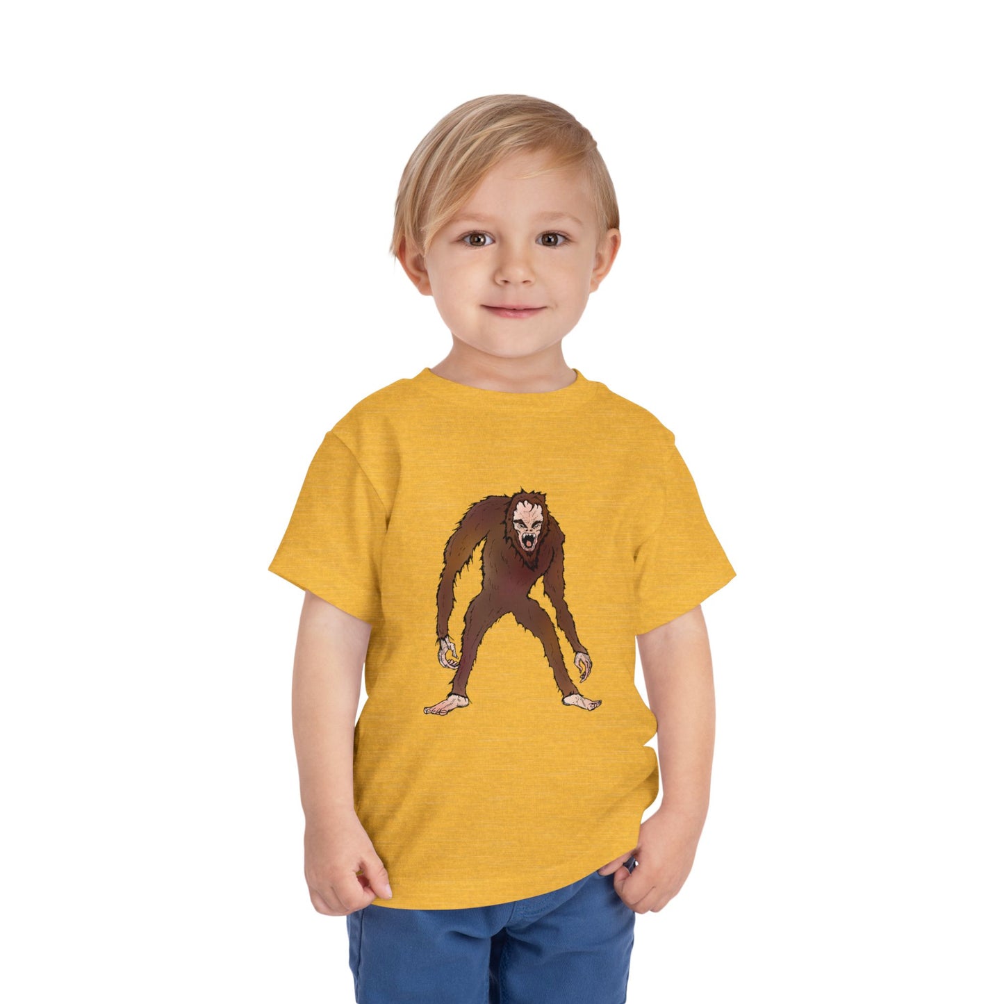 Toddler Tee — Cute Cartoon Kid-Friendly Bigfoot Graphic Shirt
