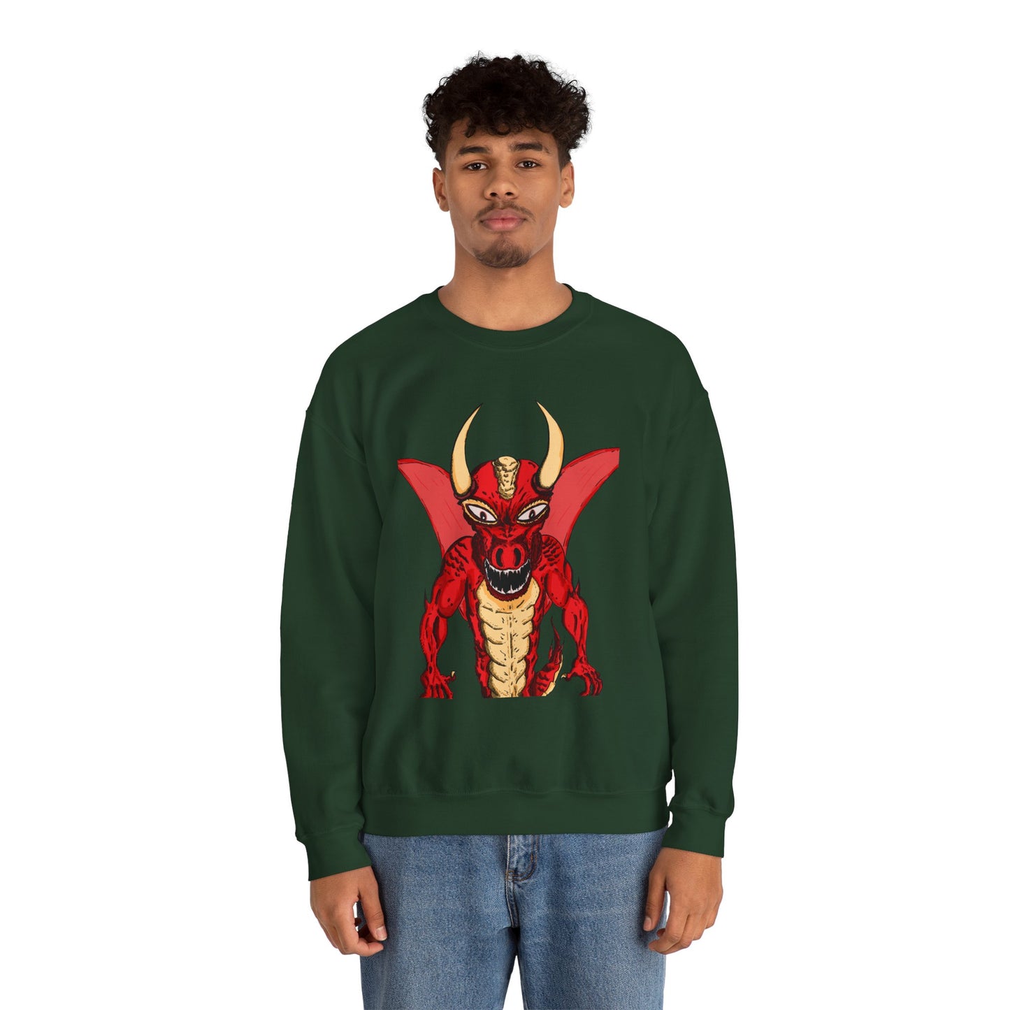 Fierce Dragon Unisex Crewneck Sweatshirt