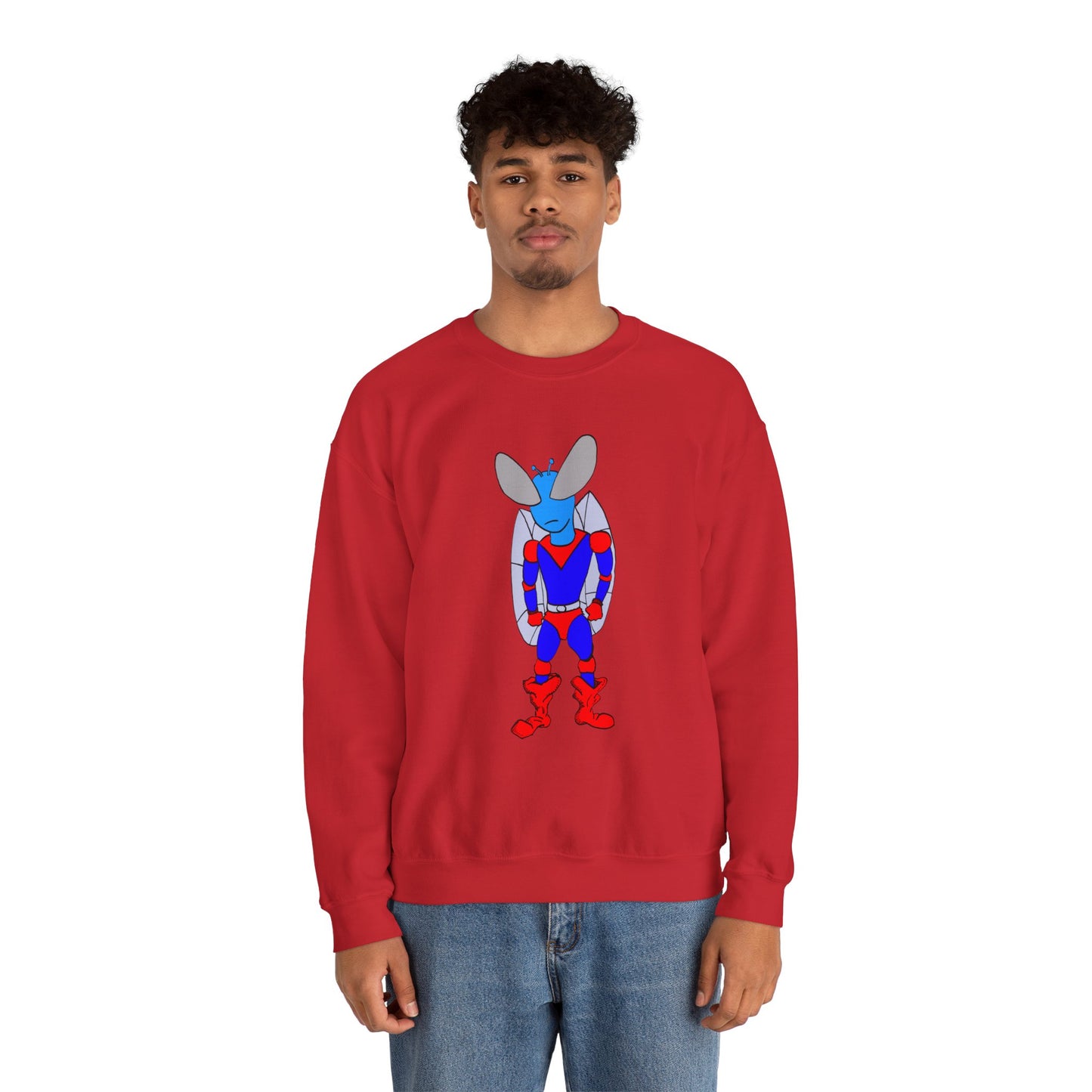 Superhero Agent 501 Unisex Heavy Blend™ Crewneck Sweatshirt