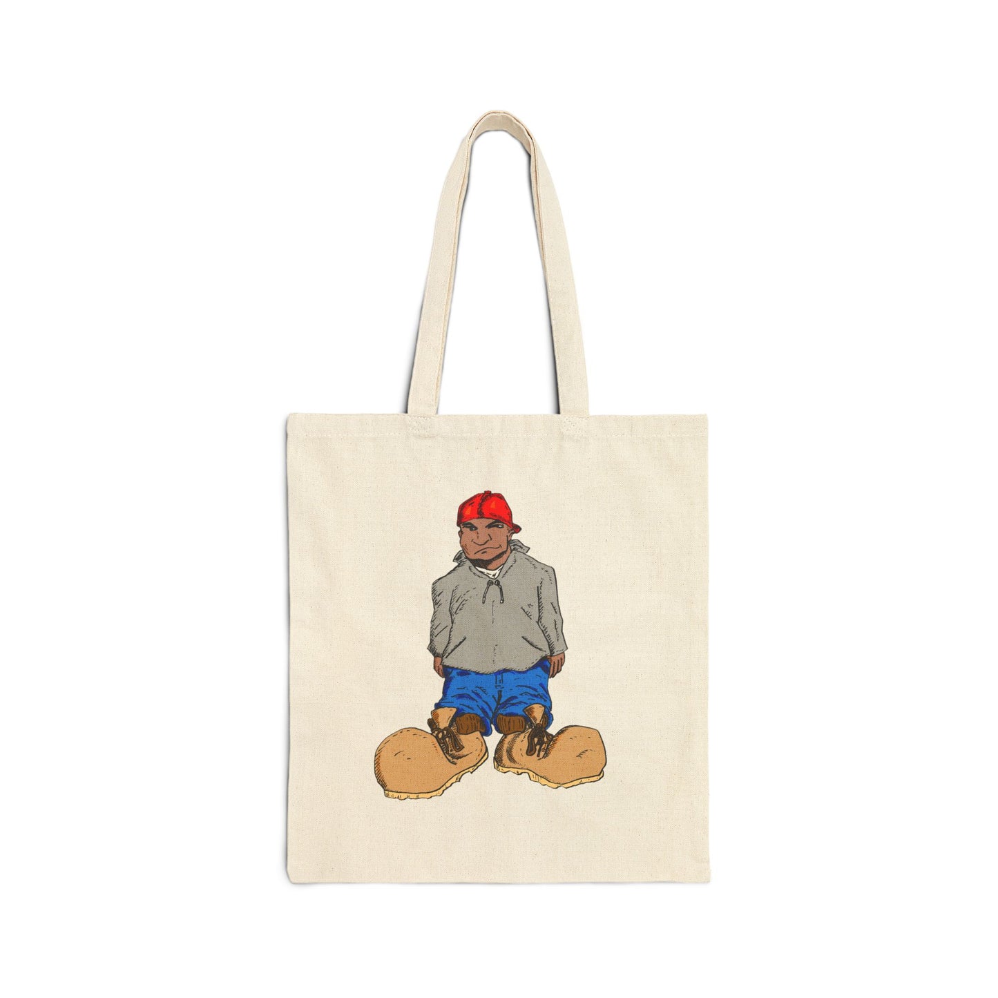 Original Character "Boots" Cotton Canvas Tote Bag