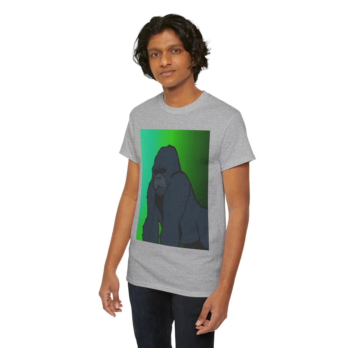 Gorilla Portrait Tee – Graphic Ape Illustration T-Shirt