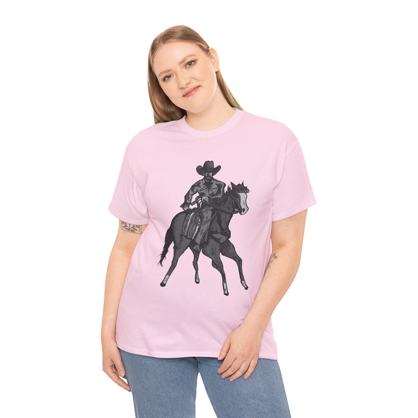 Cowboy on Horseback T‑Shirt — Vintage Western Rodeo Tee
