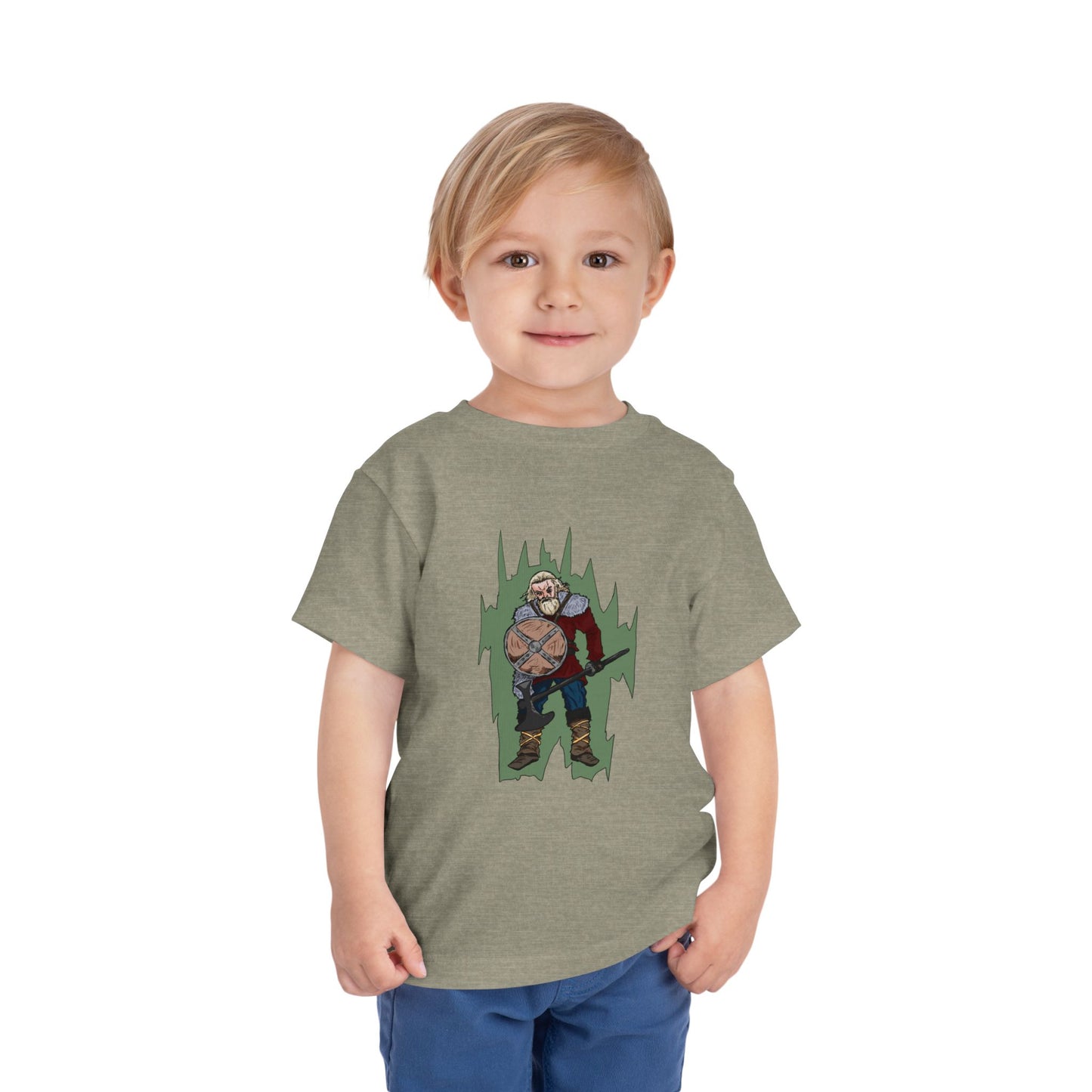 Toddler Tee — Viking Warrior Graphic Shirt