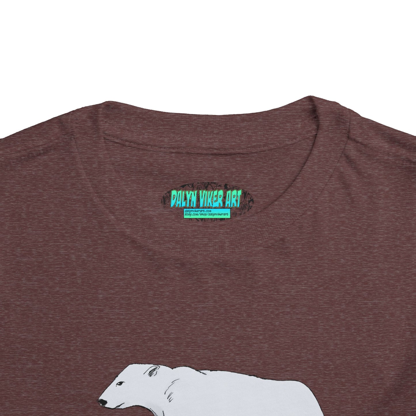 Polar Bear Toddler Tee — Cute Arctic Animal Shirt for Kids