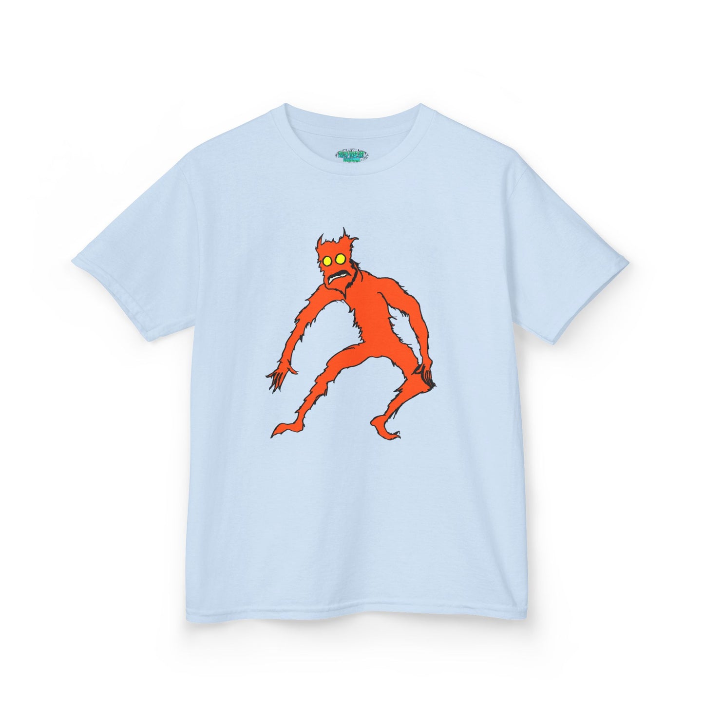 Kids Fire Monster Tee - Fun and Spooky Cotton T-Shirt for Kids