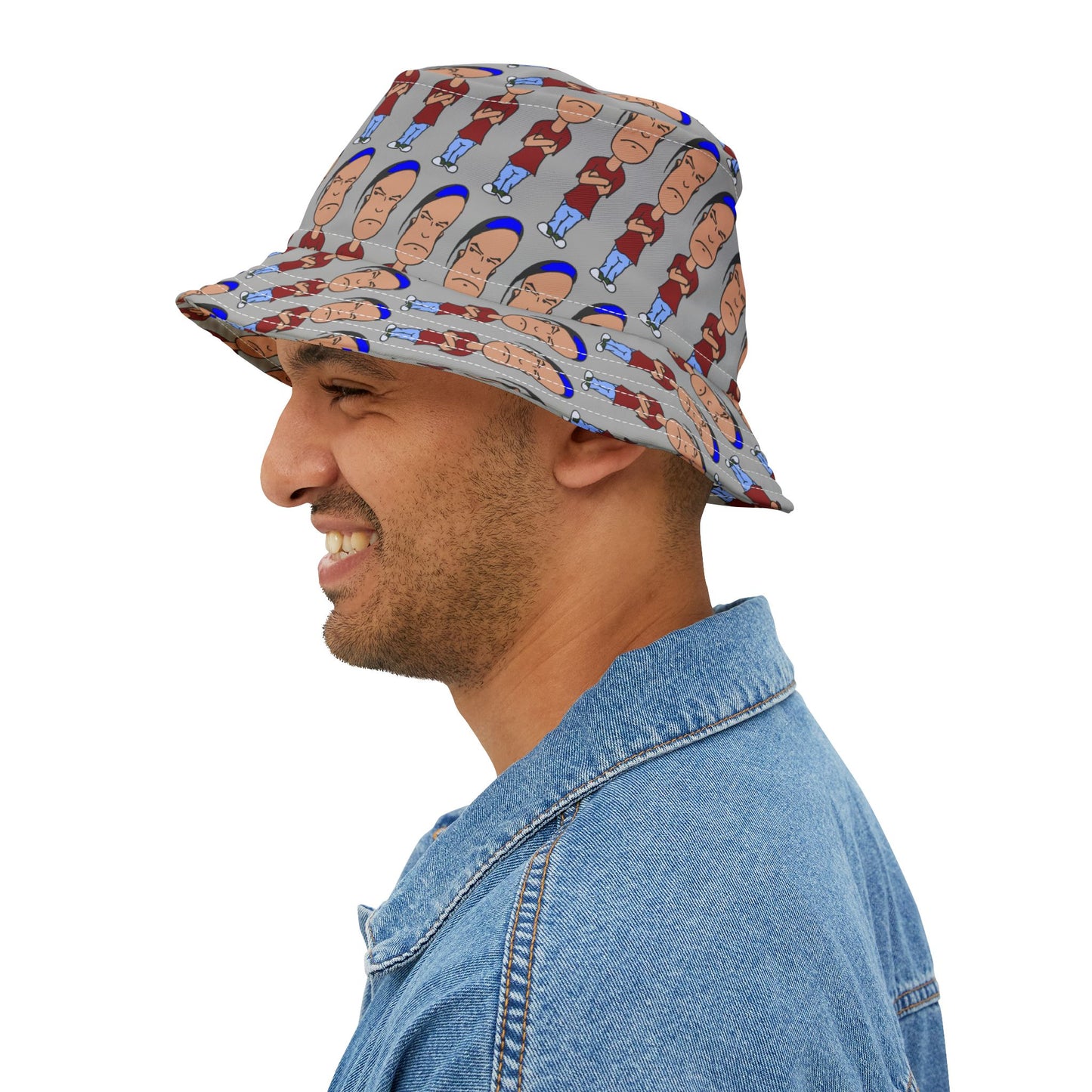 Playful Bucket Hat for Fun-Loving Individuals, Summer Accessory, Unique Gift, Festival Wear, Casual Style, Streetwear Statement