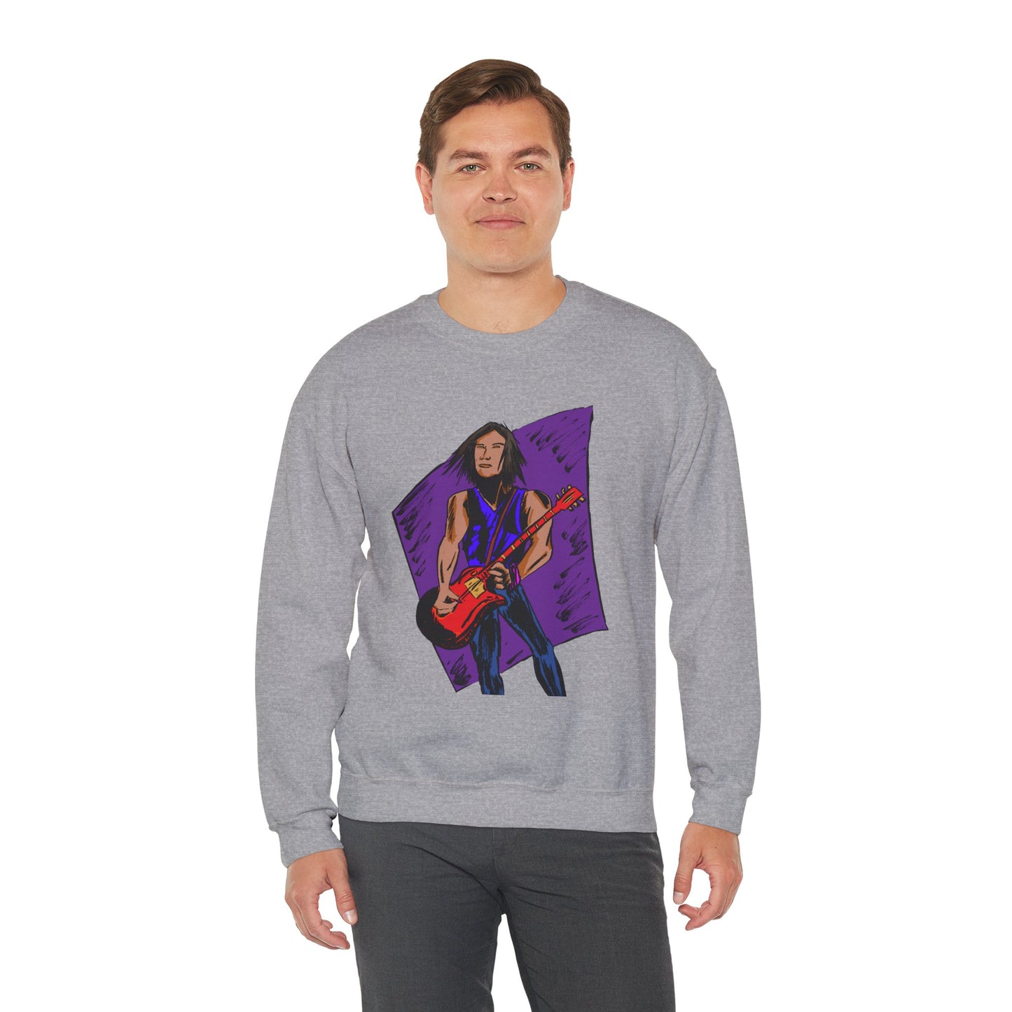 Rock Star Vintage Crewneck Sweatshirt