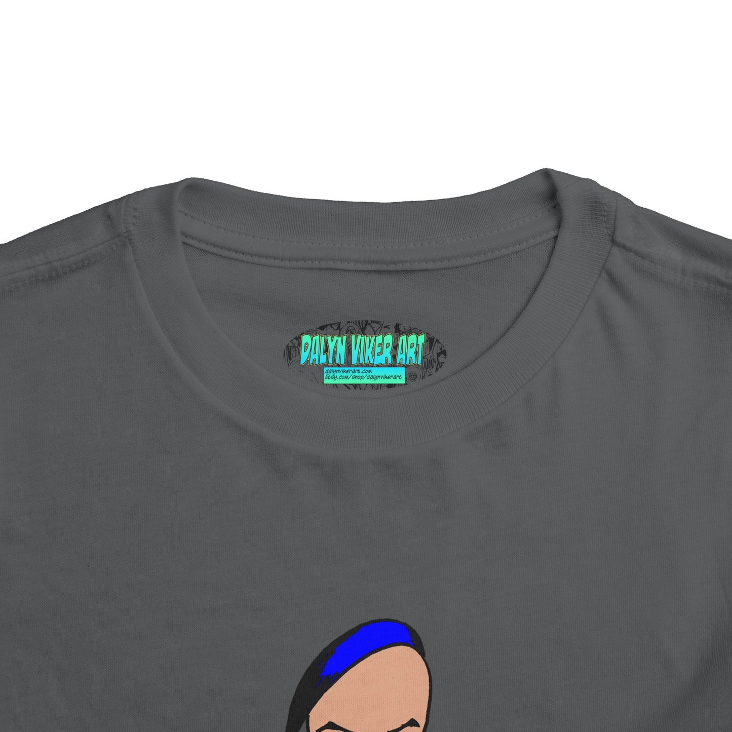 Smug Grumpy Kid Cartoon Toddler Tee