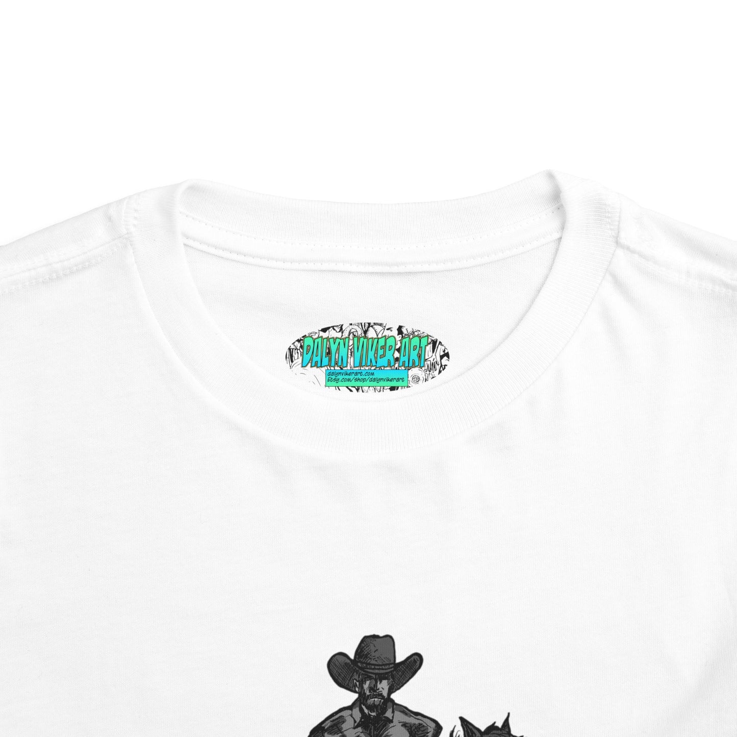 Toddler Western Cowboy Tee — Horseback Rider Graphic Shirt