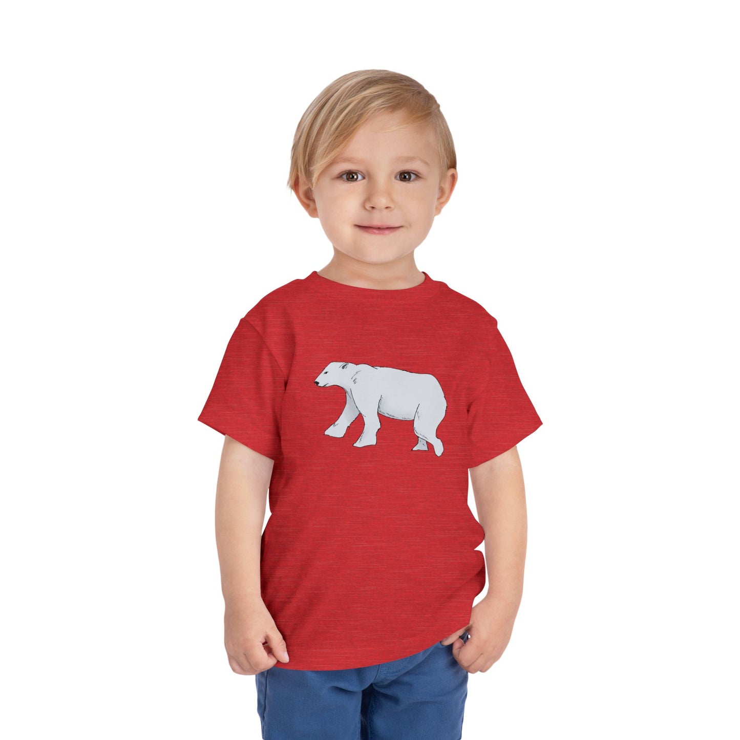 Polar Bear Toddler Tee — Cute Arctic Animal Shirt for Kids