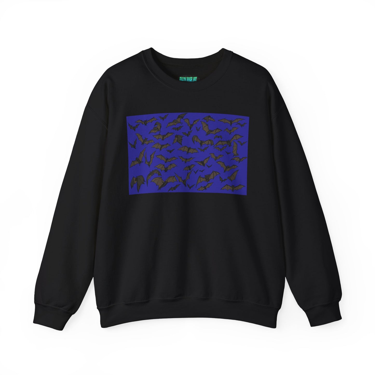 Stylish Bats Unisex Crewneck Sweatshirt with Abstract Design