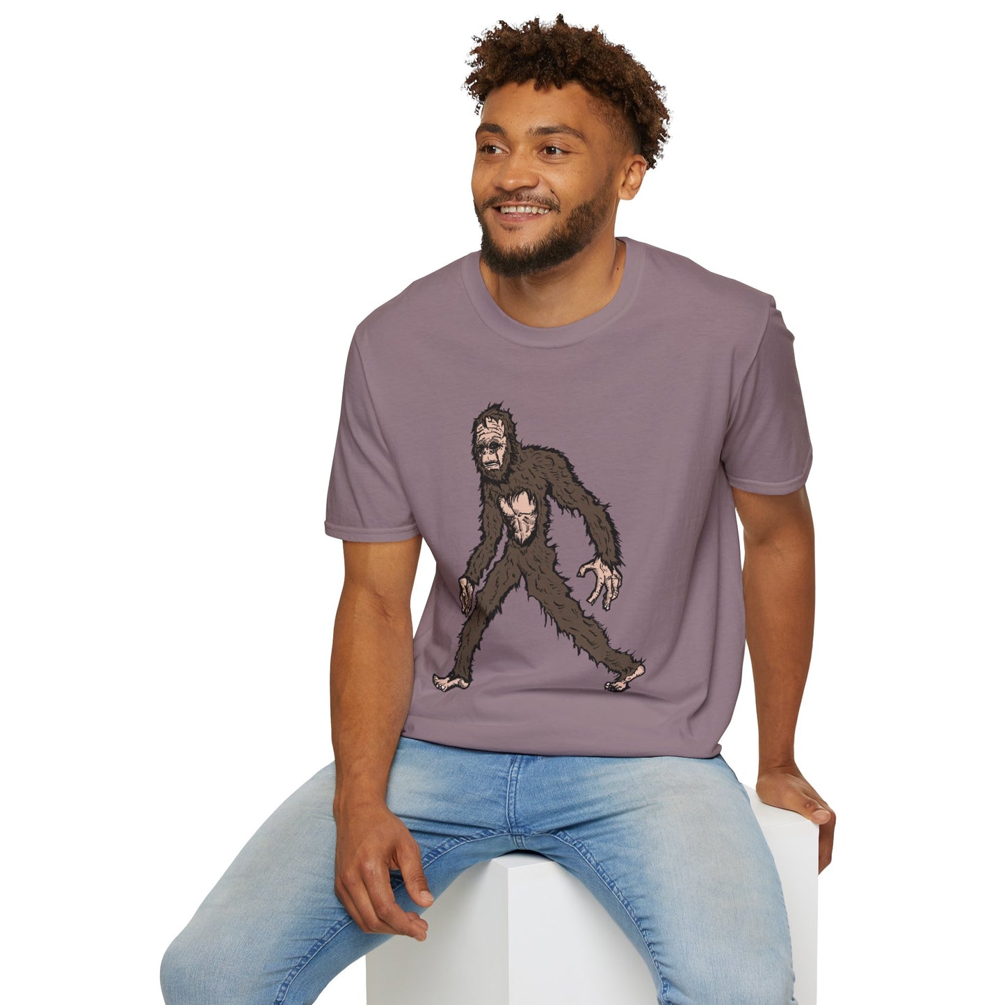 Bigfoot Stroll Unisex Softstyle T-Shirt