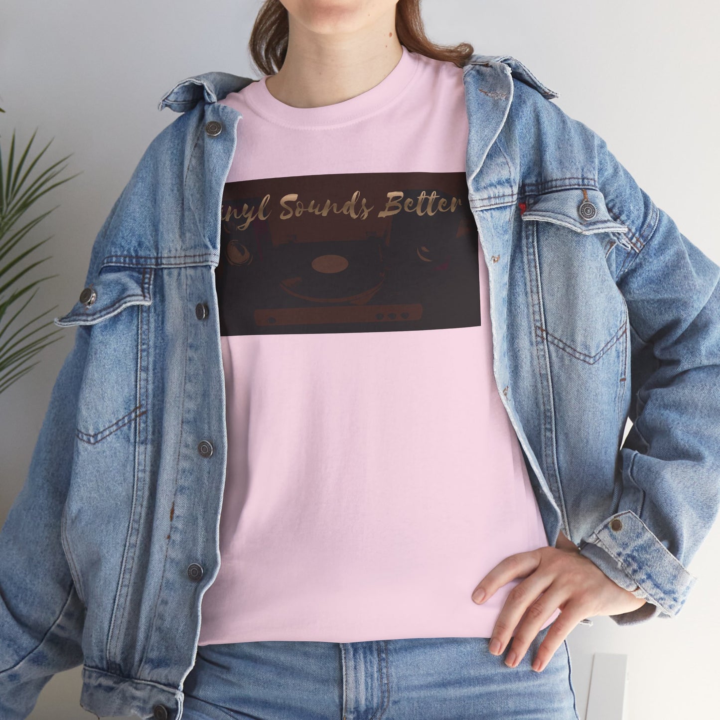 Vinyl Sounds Better T-Shirt — Retro Record Player Tee for Music Lovers
