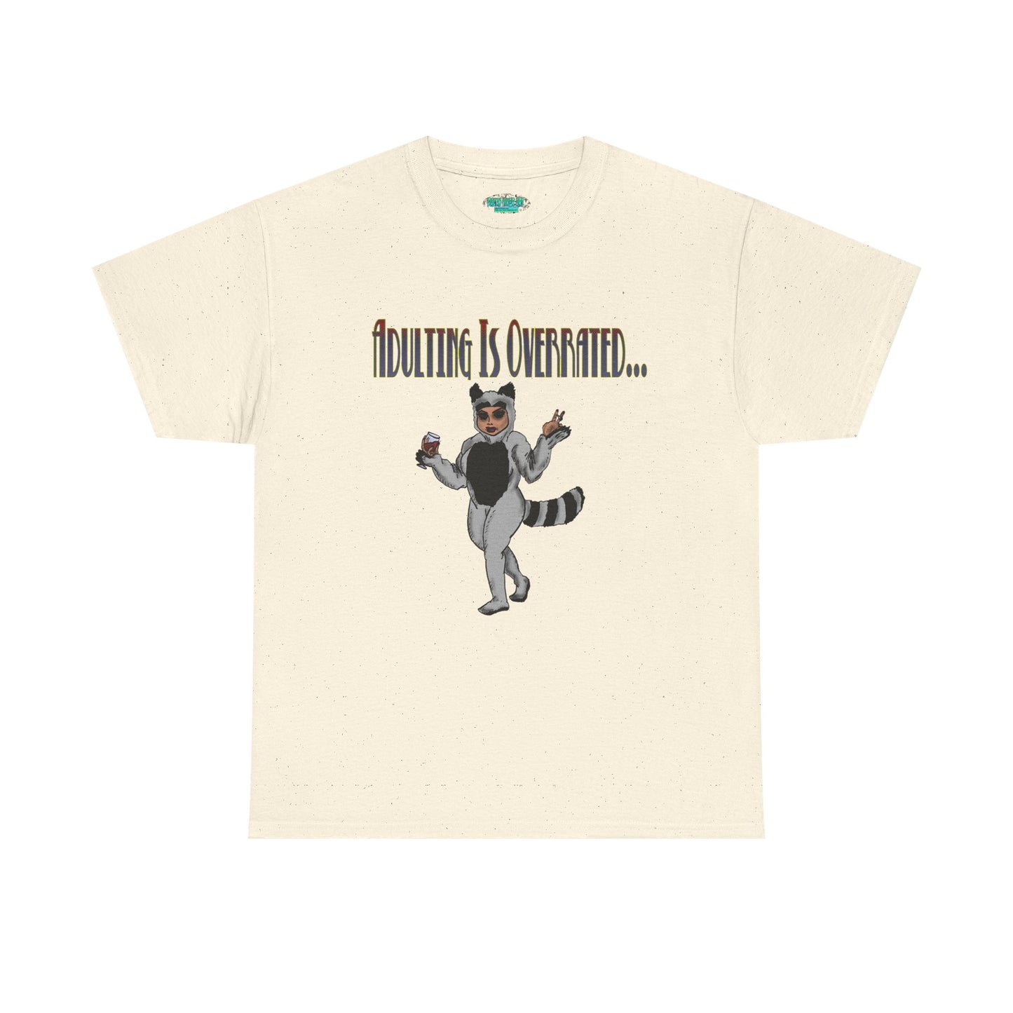 Adulting Is Overrated Unisex Heavy Cotton Tee - Fun Graphic T-Shirt for Relaxed Vibes