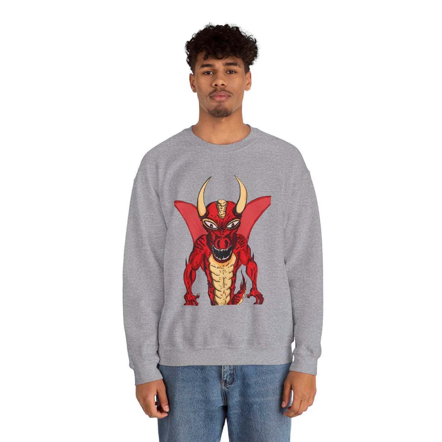 Fierce Dragon Unisex Crewneck Sweatshirt