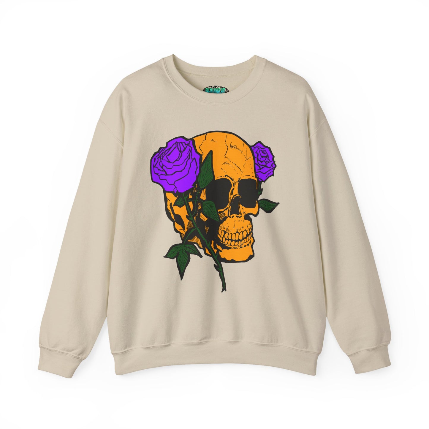 Skull & Roses Sweatshirt - Unisex Heavy Blend™ Crewneck