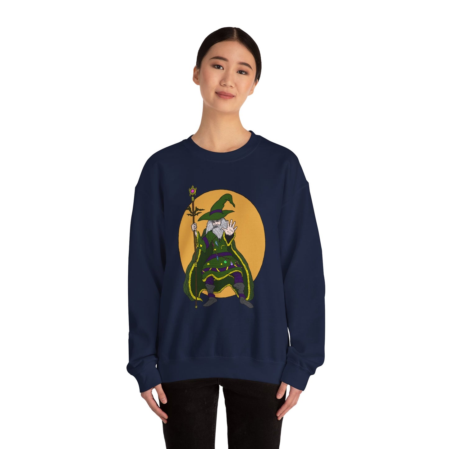Wizard-Themed Unisex Crewneck Sweatshirt
